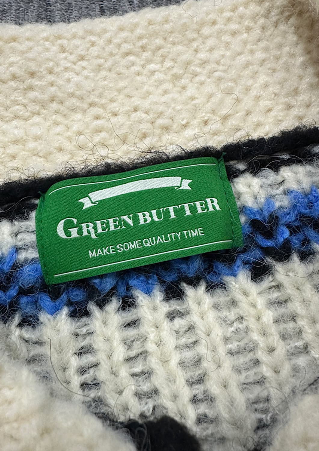 그린버터 오버핏 가디건  상품이미지4