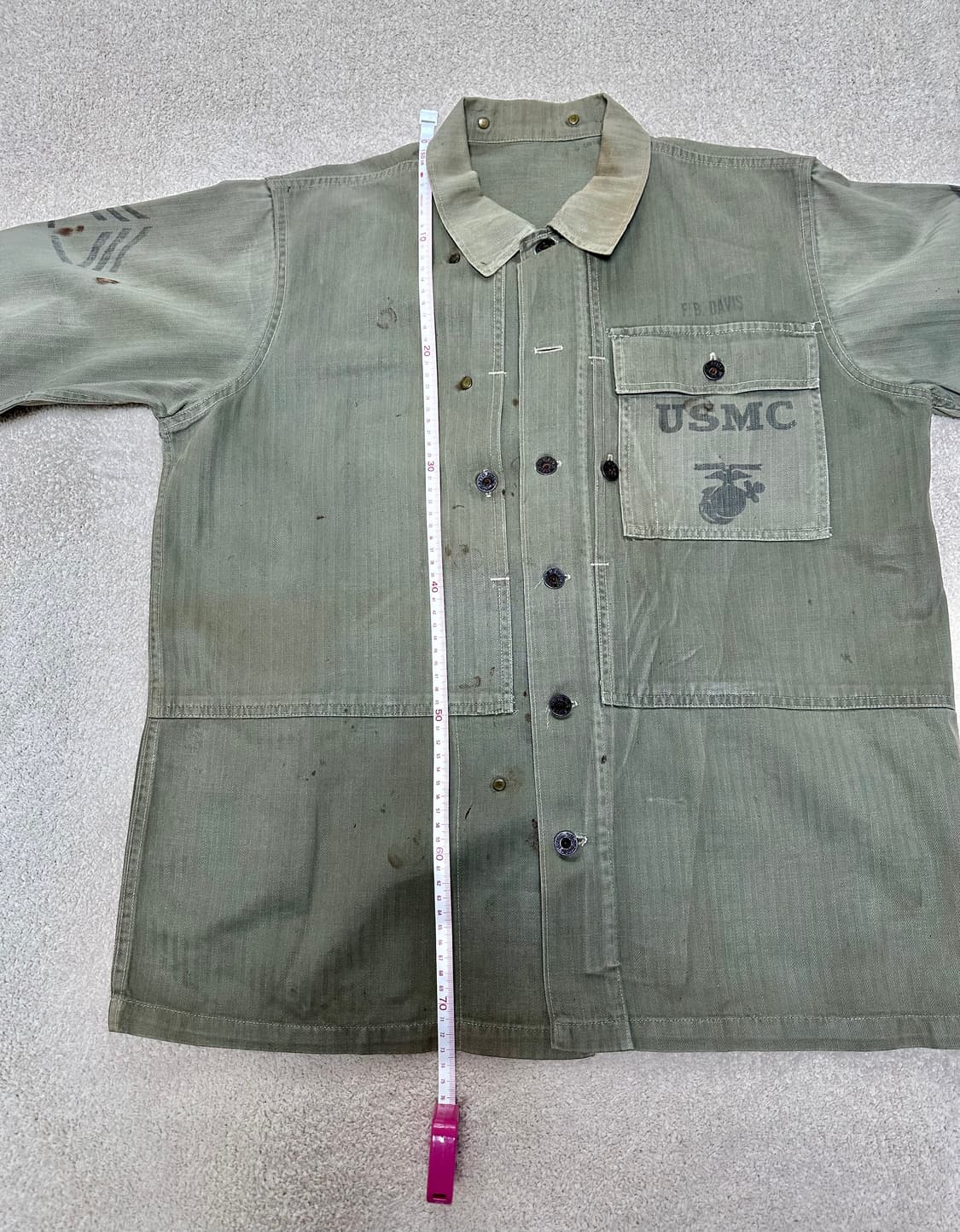 WW2 40s USMC P-44 HBT Jacket 상품이미지10