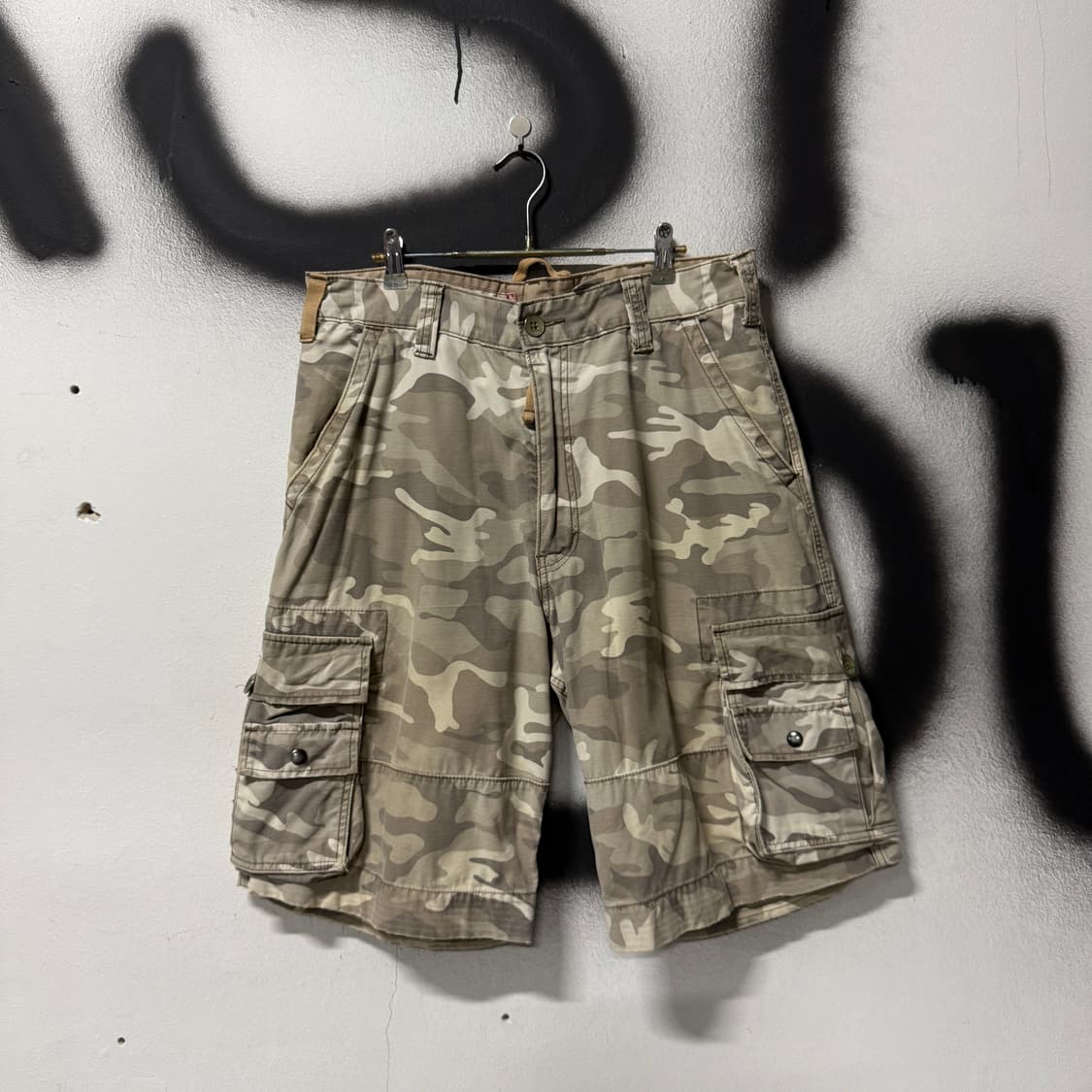 리바이스 USA 오리지널 카모 와이드 카고 쇼츠 팬츠 상품이미지1