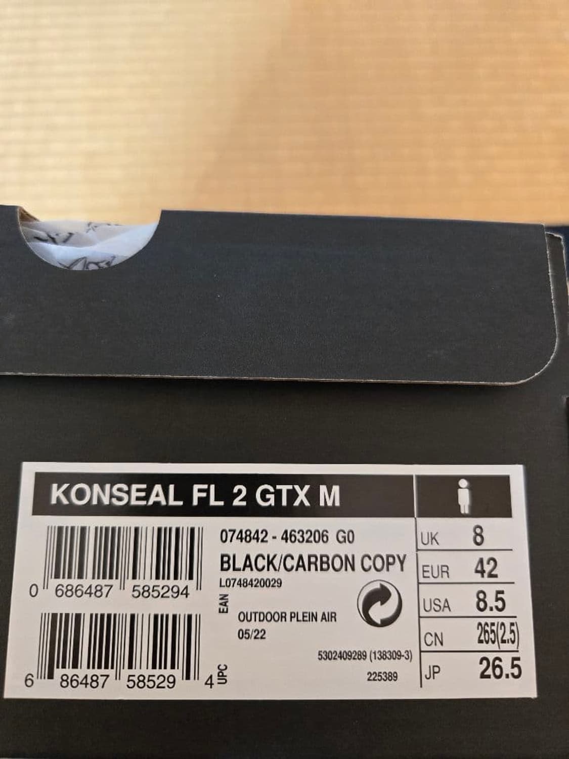 (uk8) 아크테릭스 컨실 fl2 gtx 상품이미지9