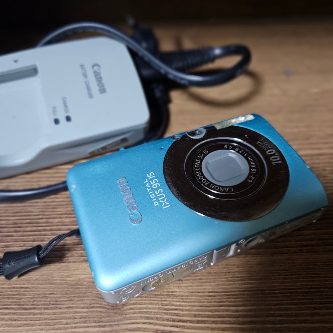 Canon IXUS 95 IS 디지털카메라 빈티지 감성 하늘색 상품이미지7