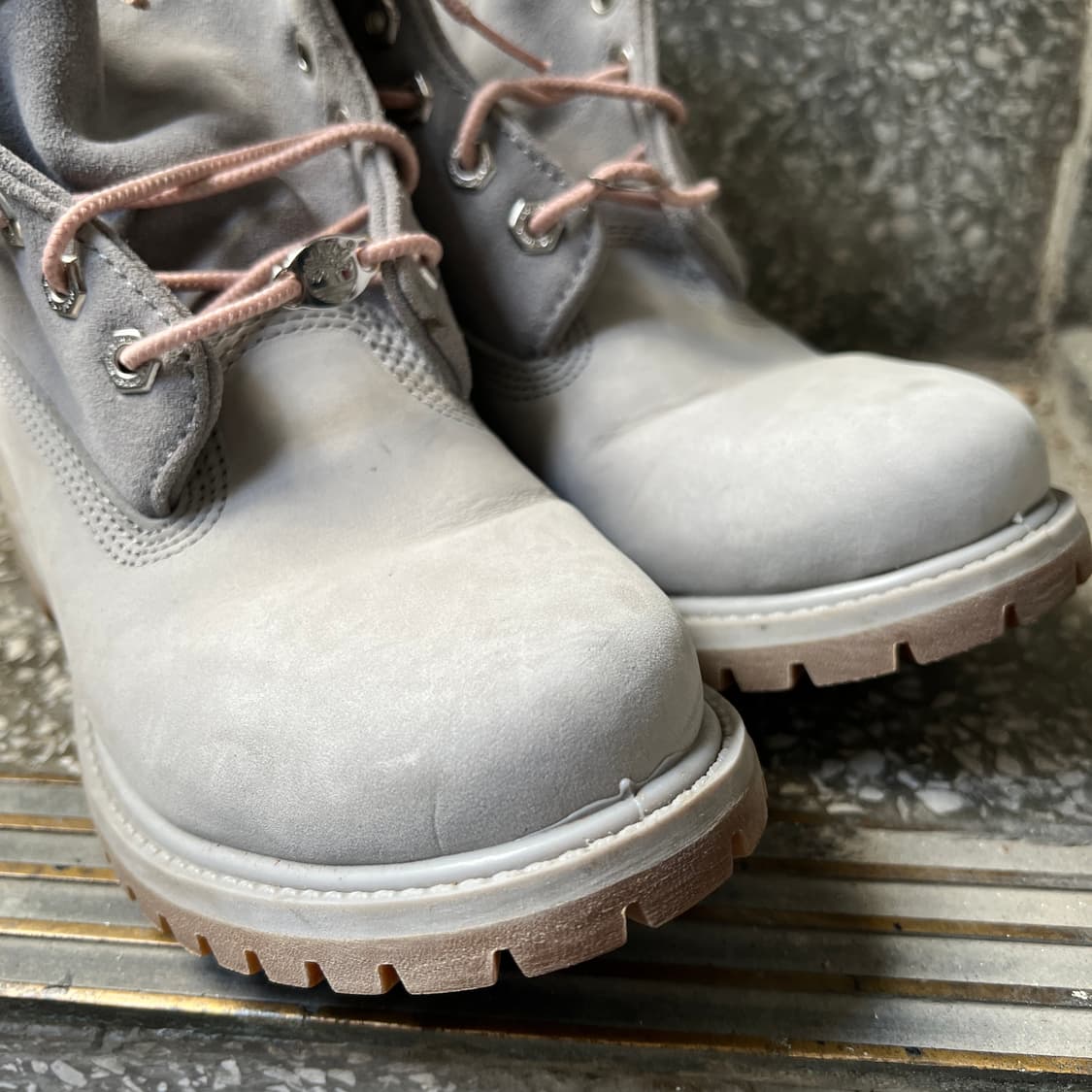 팀버랜드 롤탑 라이트 그레이 부츠 상품이미지5