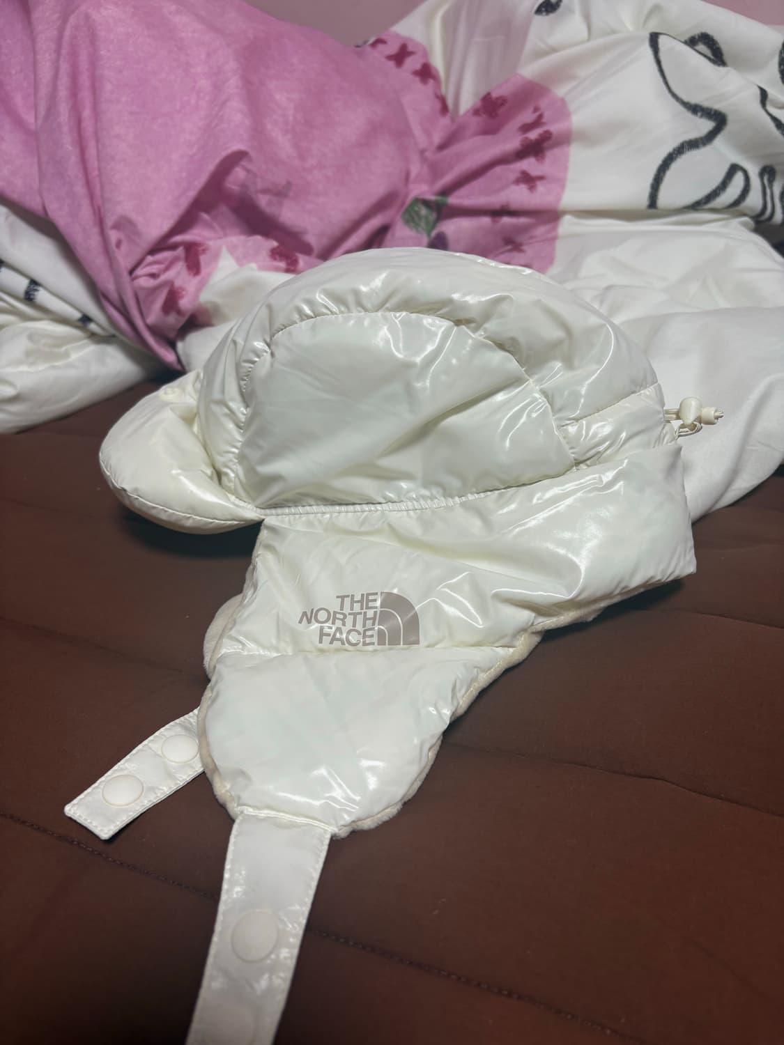 노스페이스 화이트 라벨 티볼 이어머프 캡 크림 상품이미지1