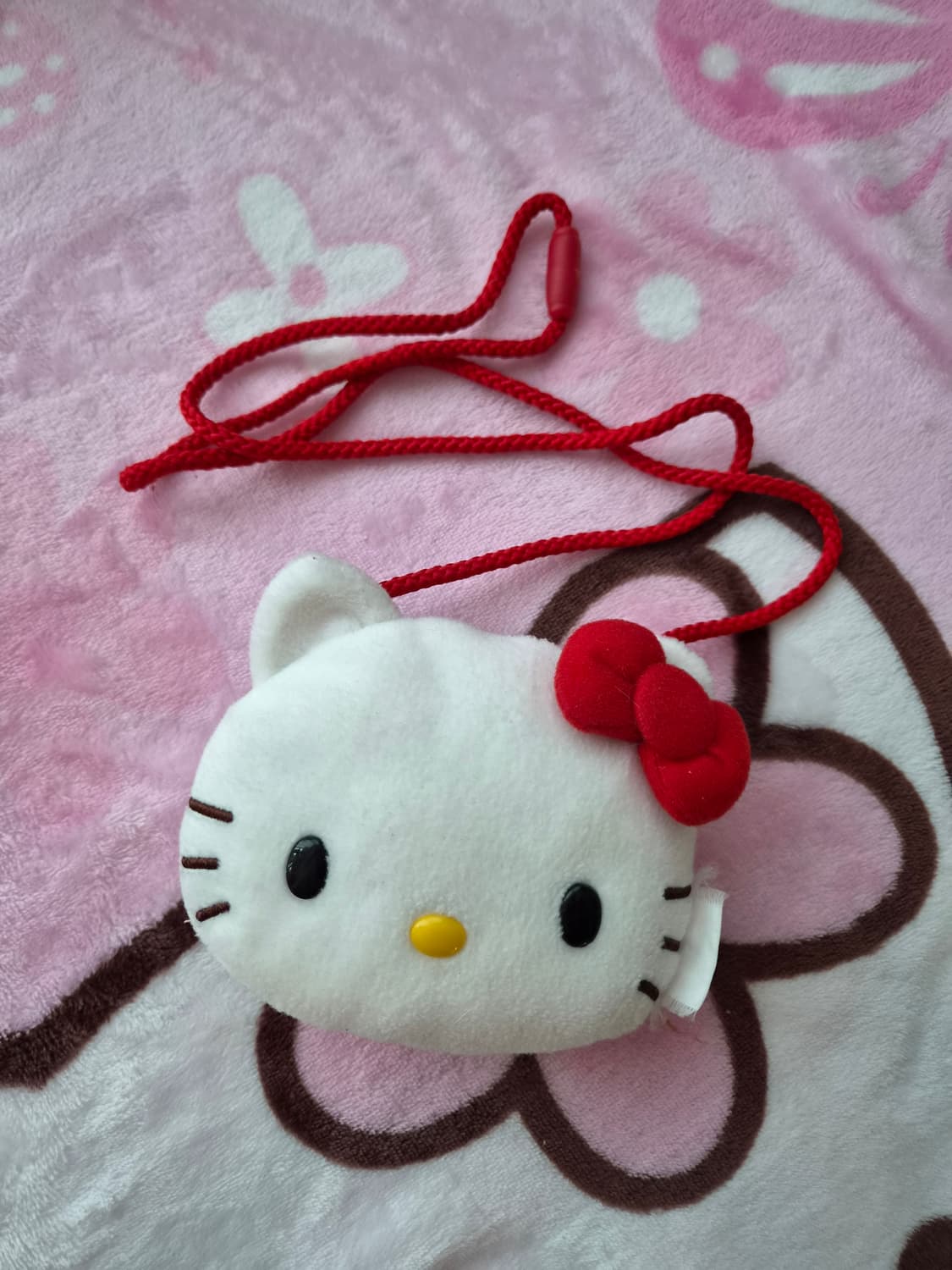 헬로키티 고전키티 얼굴 파우치 90년대 출시품 상품이미지1