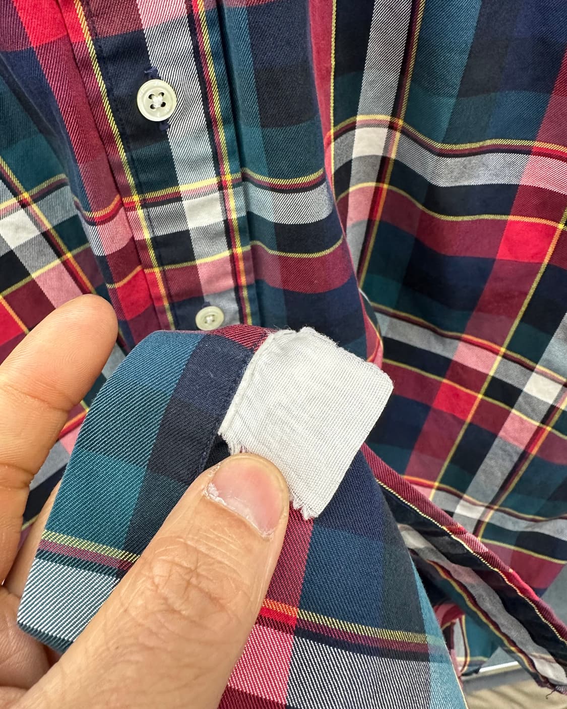 (95)90'S 폴로 체크 셔츠-M1969 상품이미지5