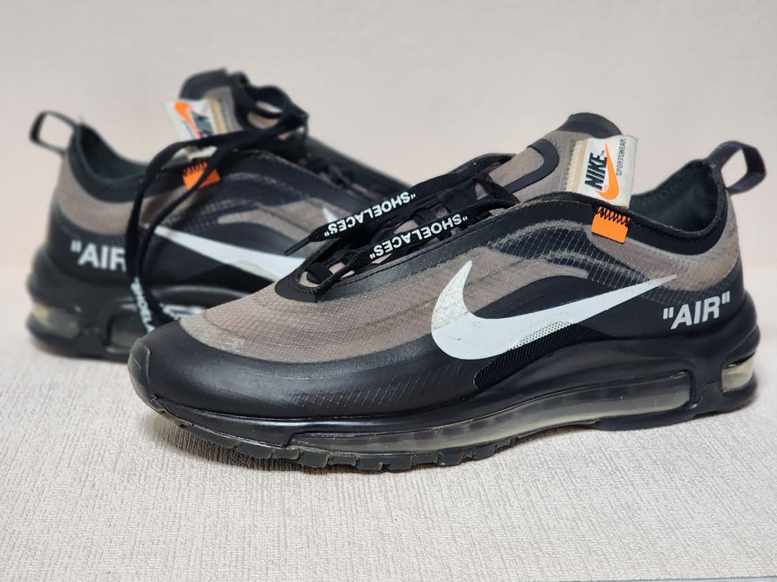 나이키 X 오프화이트 에어맥스 97 블랙 265mm 상품이미지1