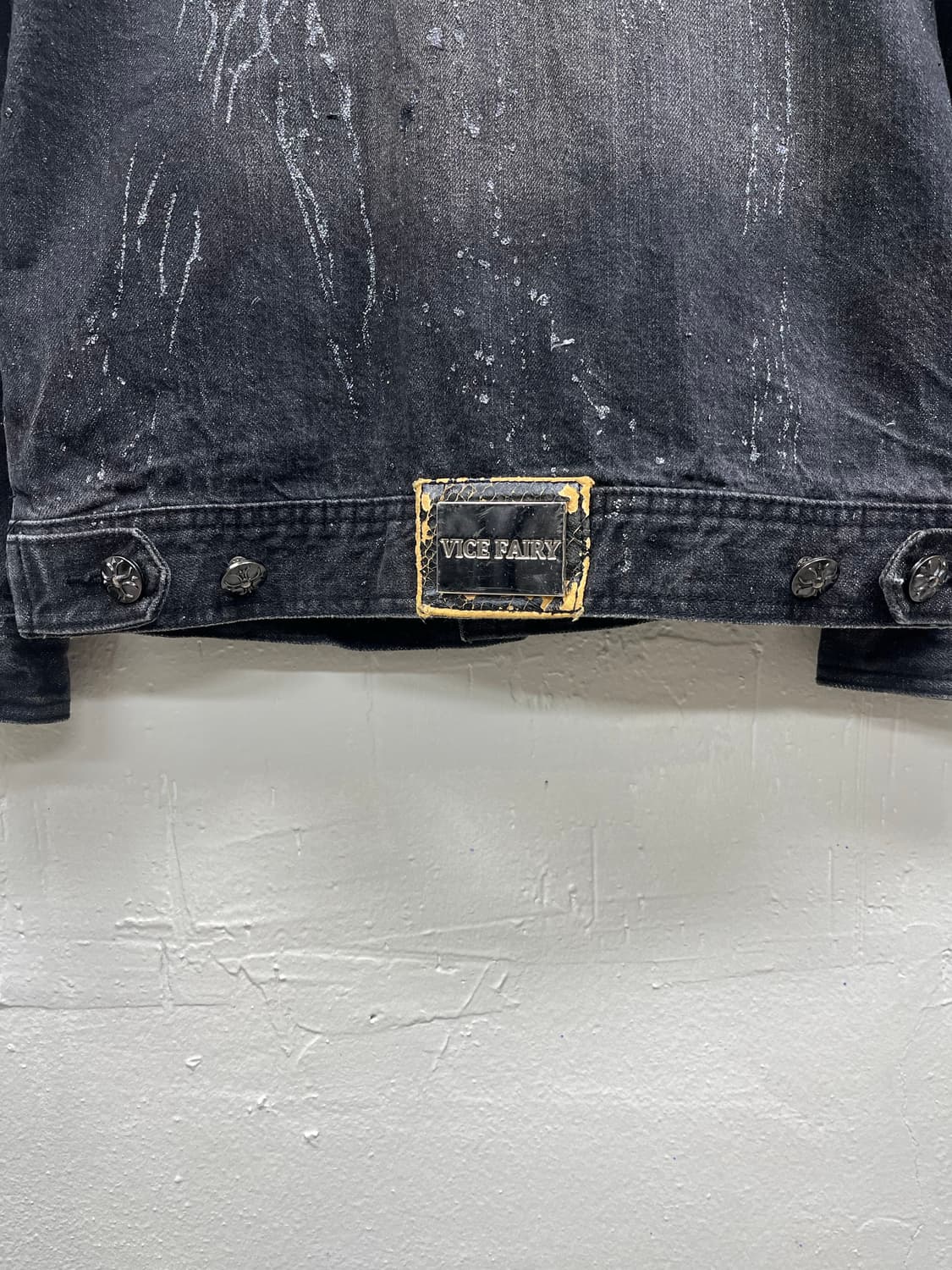 Vice fairy 00s archive lame coating deni 상품이미지8