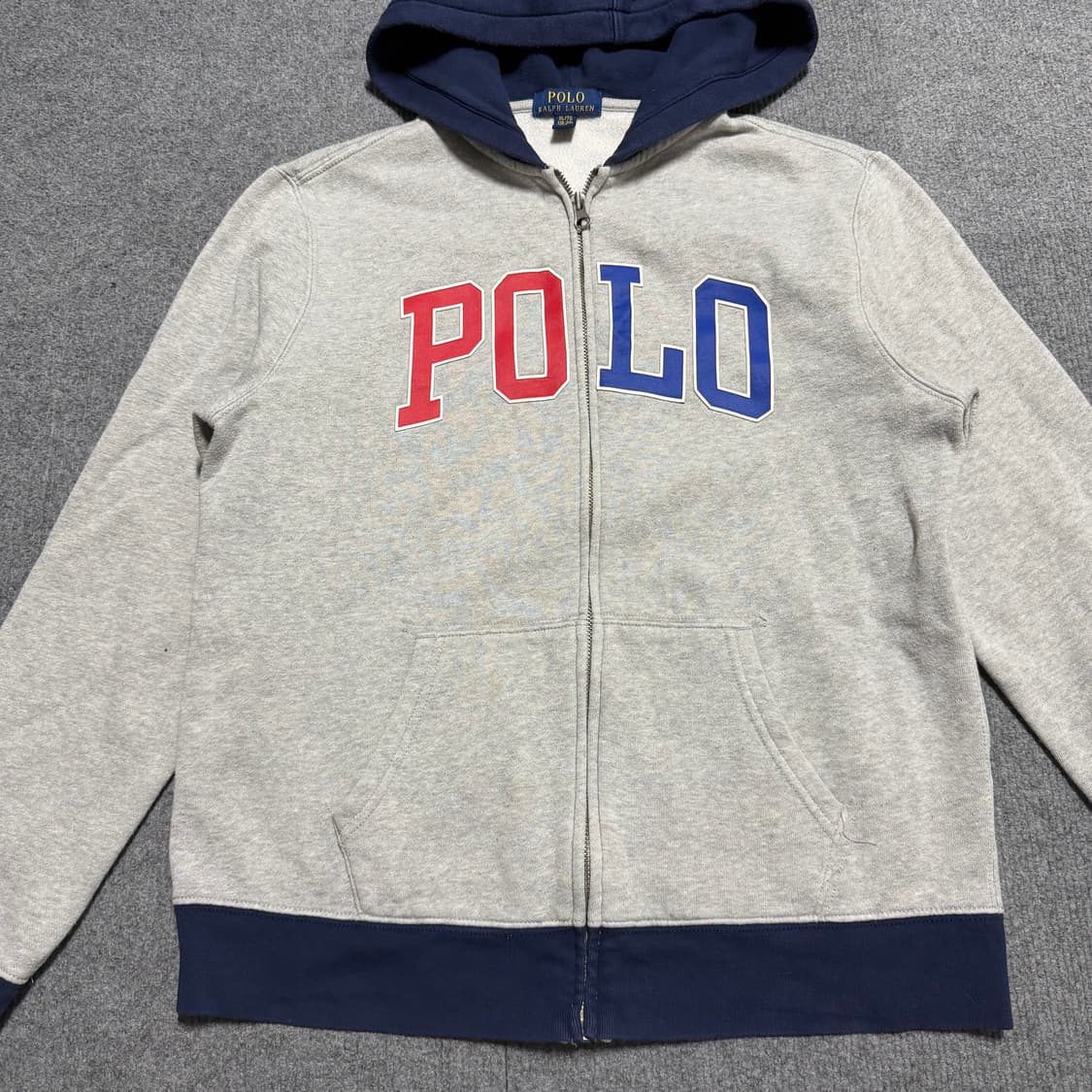 폴로 랄프로렌 그레이 후드집업 xl 상품이미지2