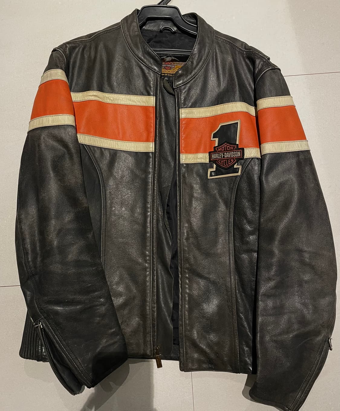 할리데이비슨 소가죽 자켓 XL 상품이미지1