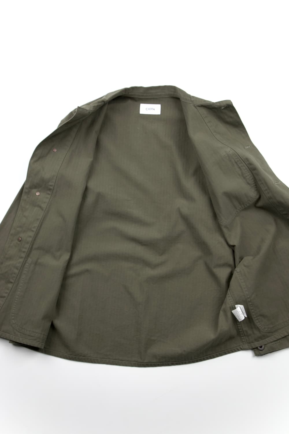 Ciota 40s USMC P-47 HBT 자켓 스톤워시 다크올리브 상품이미지5