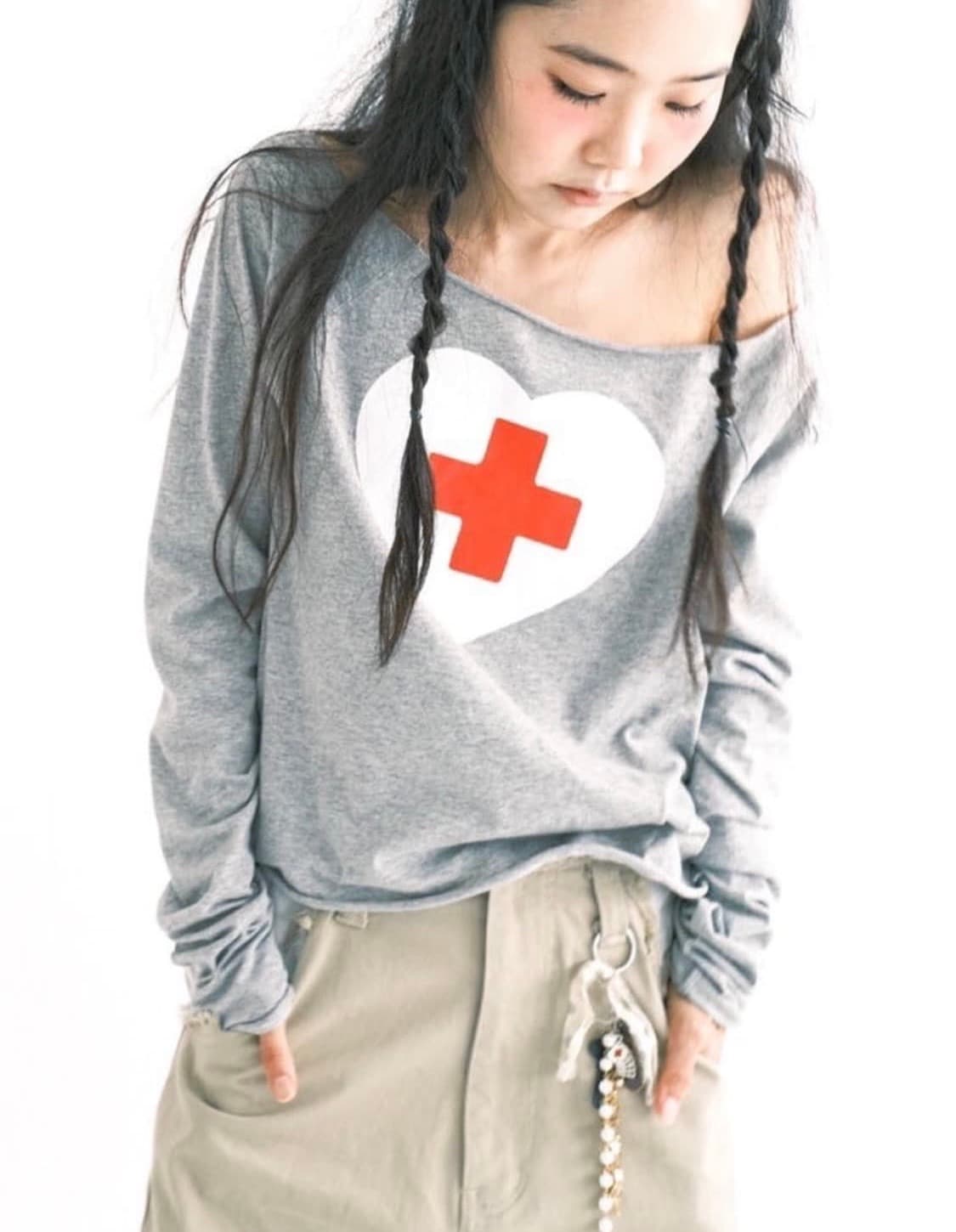 샵페어리 체리쉬 컷오프 그레이 상품이미지1