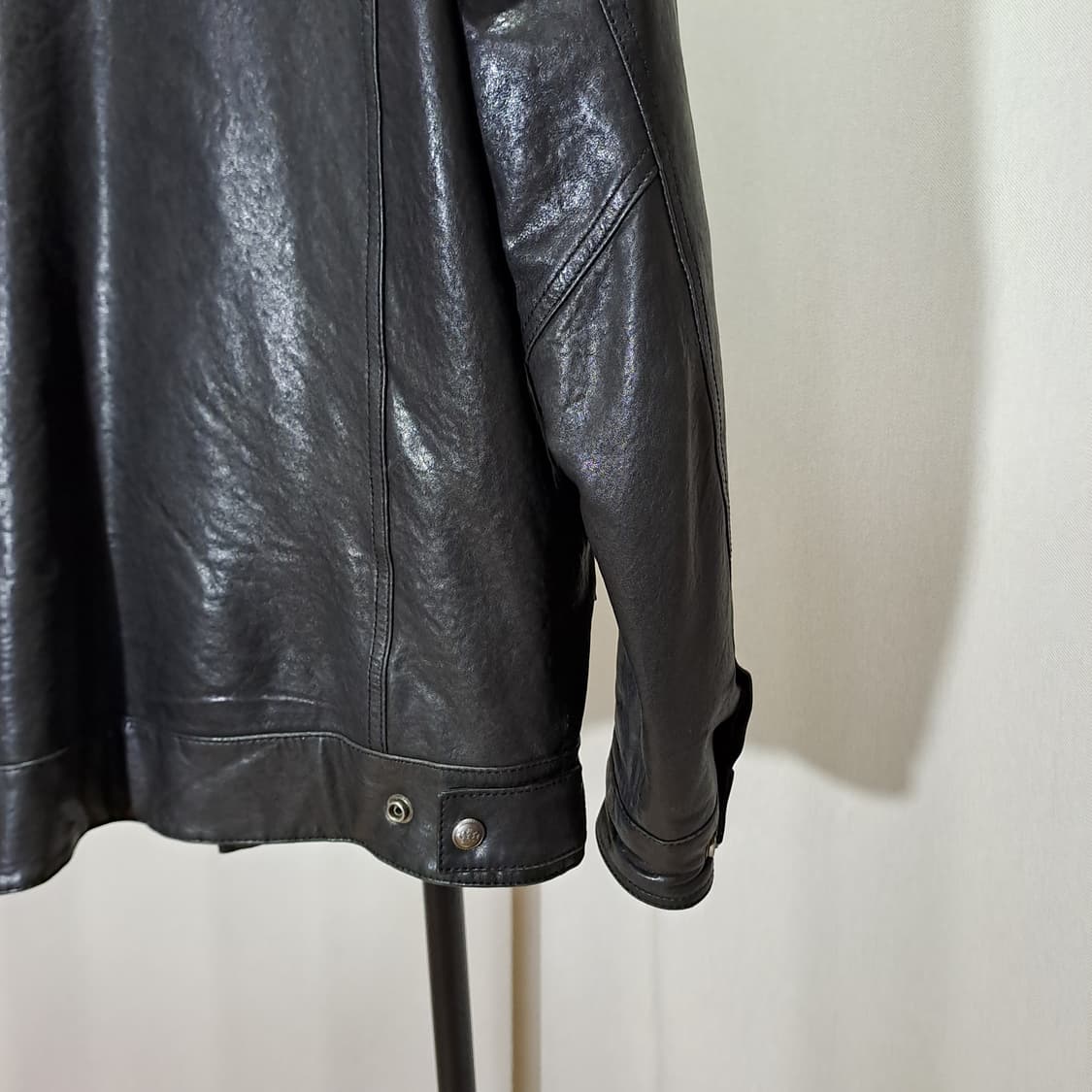 (택포) 양가죽 패치워크 자켓 95 B449 상품이미지5