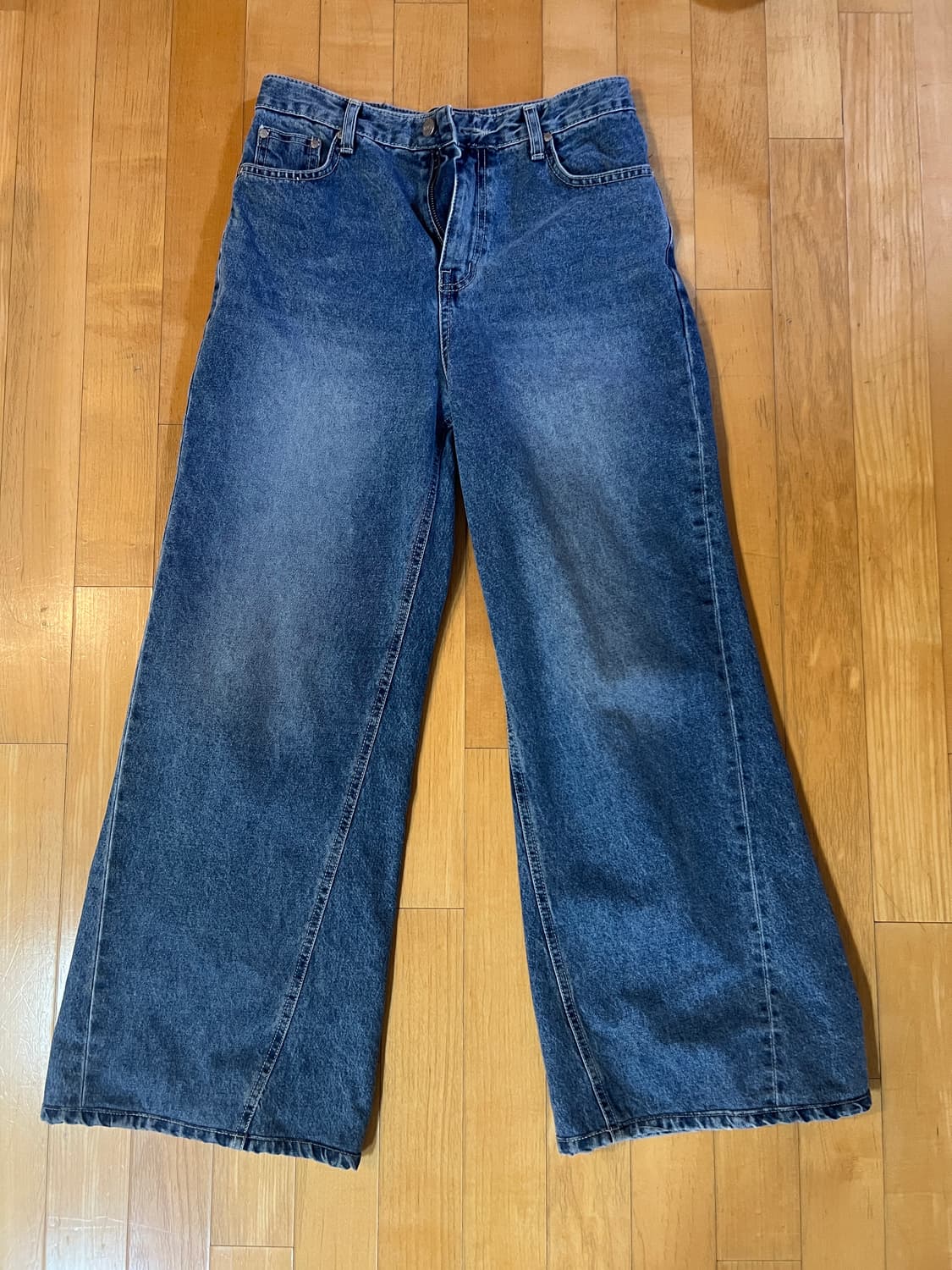 트리밍버드 와이드 청바지 M 상품이미지1