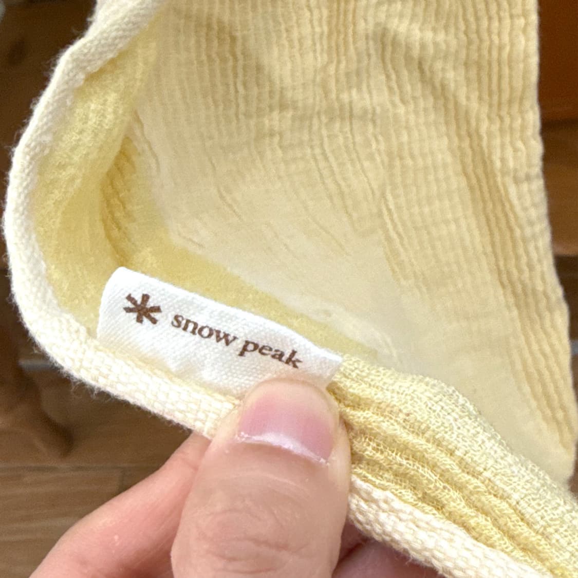 [SNOW PEAK] 소프트 레몬 크링클 머플러 상품이미지5