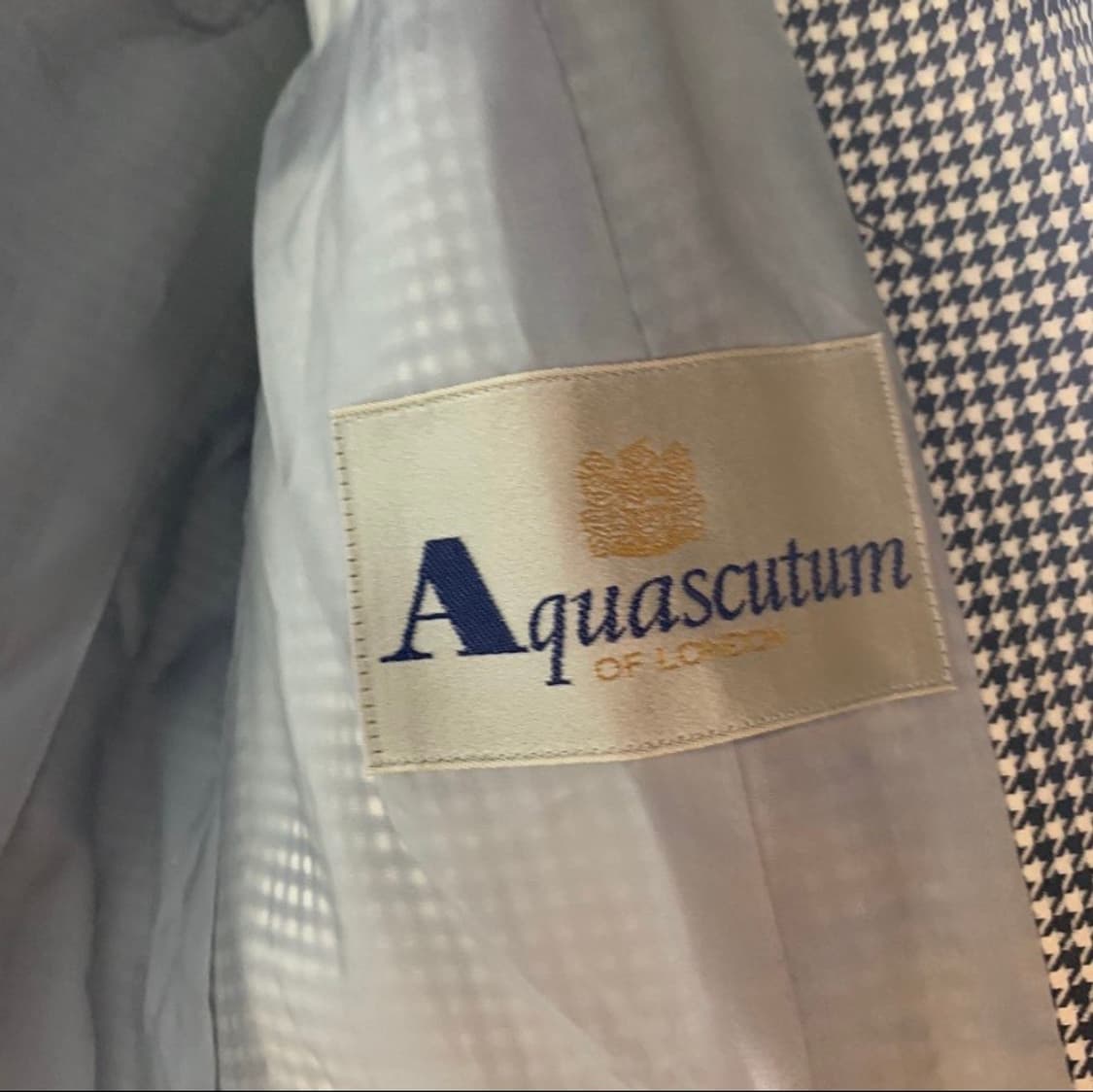 아쿠아 스큐텀 고방체크 블레이져 상품이미지7