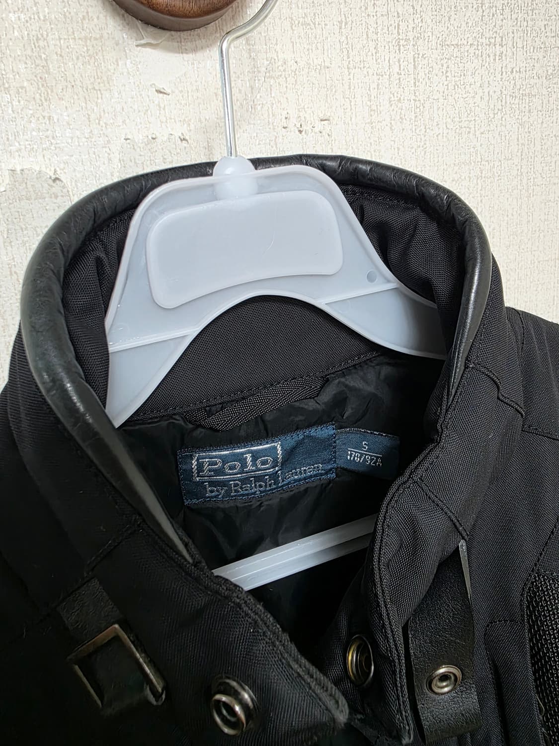 폴로 랄프로렌 모터사이클 레더자켓 s 상품이미지5