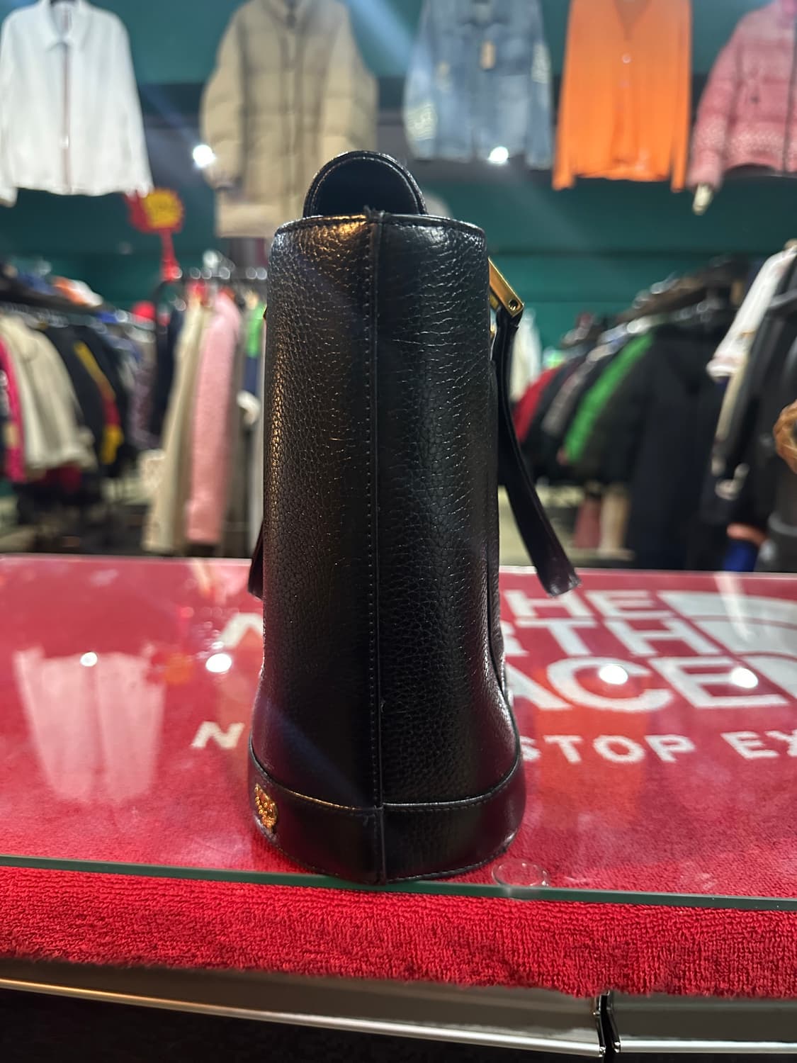 mcm 가죽토드백 블랙 상품이미지4