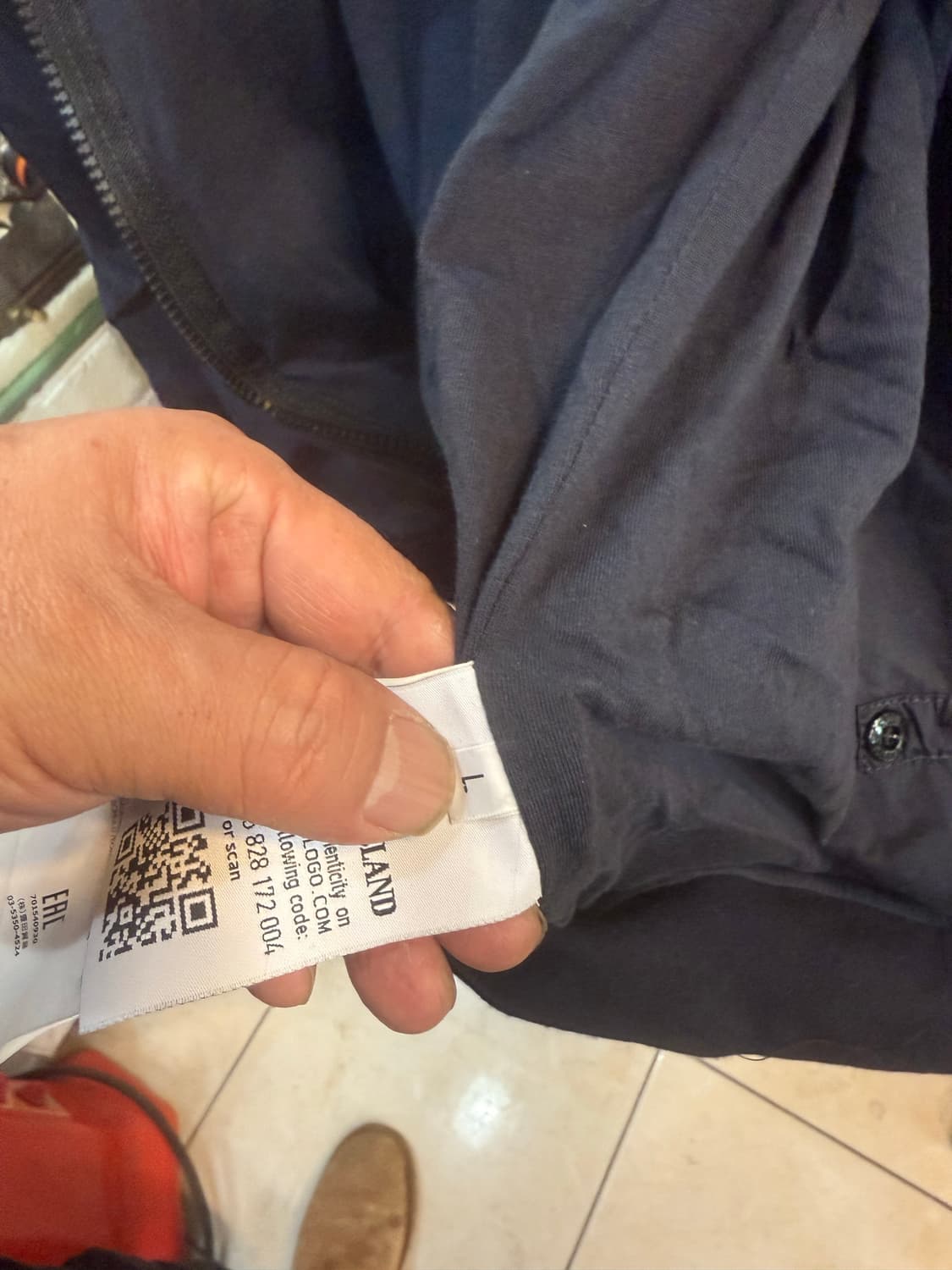 100/19ss 정품 스톤아일랜드 클링크립스 바막집업 팝니다 상품이미지5