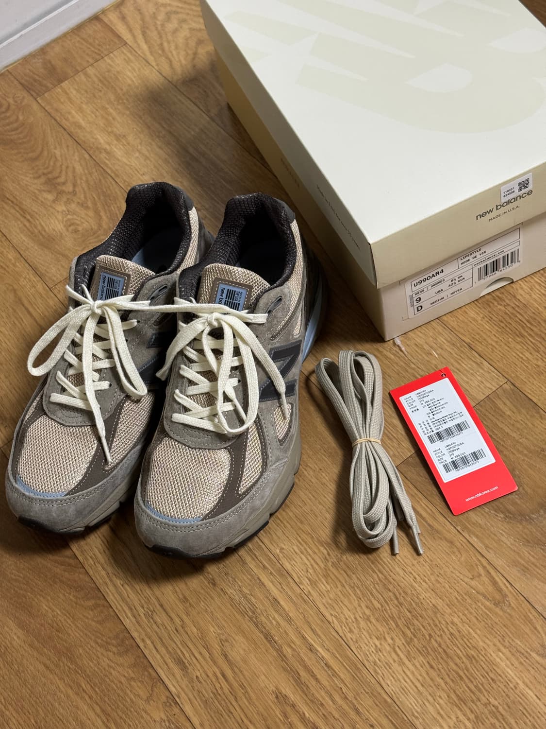 [270] 뉴발란스 오라리 990v4 런던포그 상품이미지10