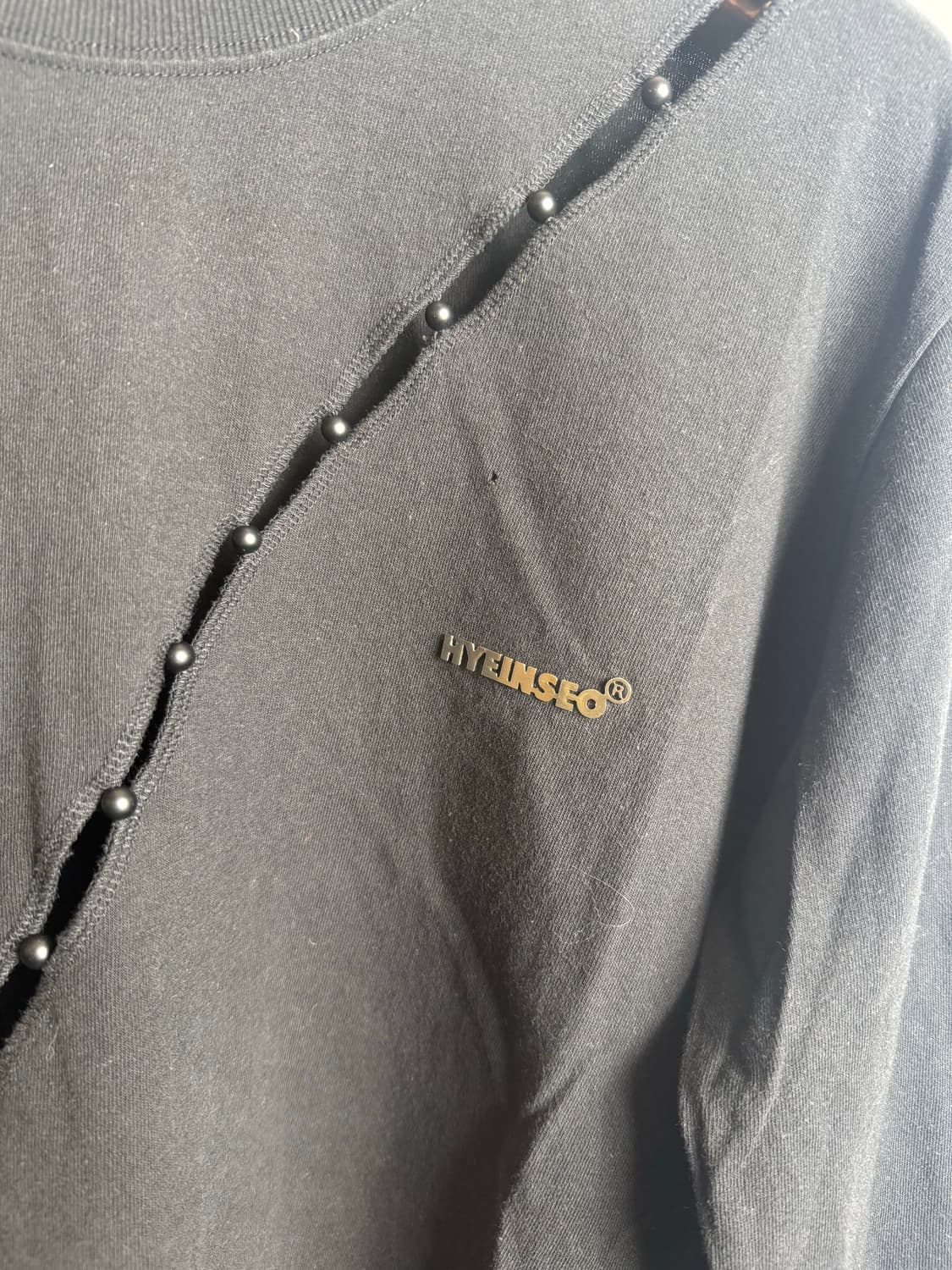 혜인서 HEINSEO 다스트레스트 롱슬리브 셔츠  상품이미지3