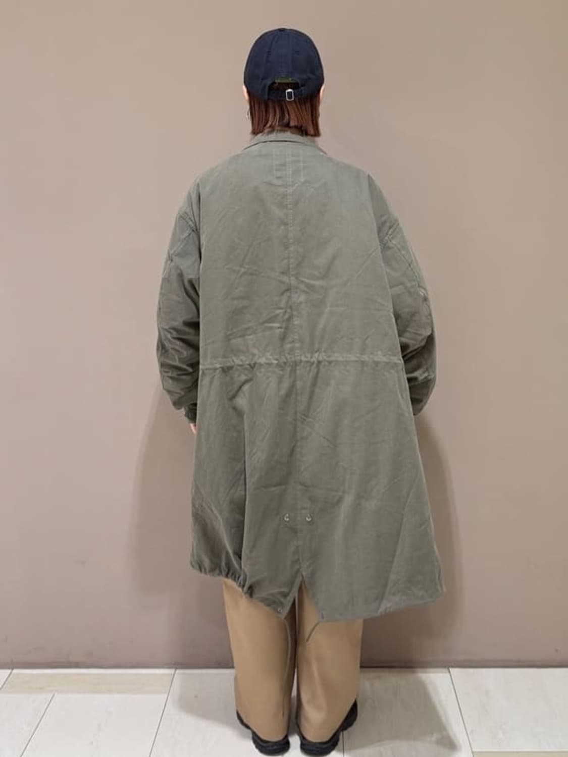 일본 프릭스 스토어 우먼스 M-65 야상 코트 올리브 상품이미지3