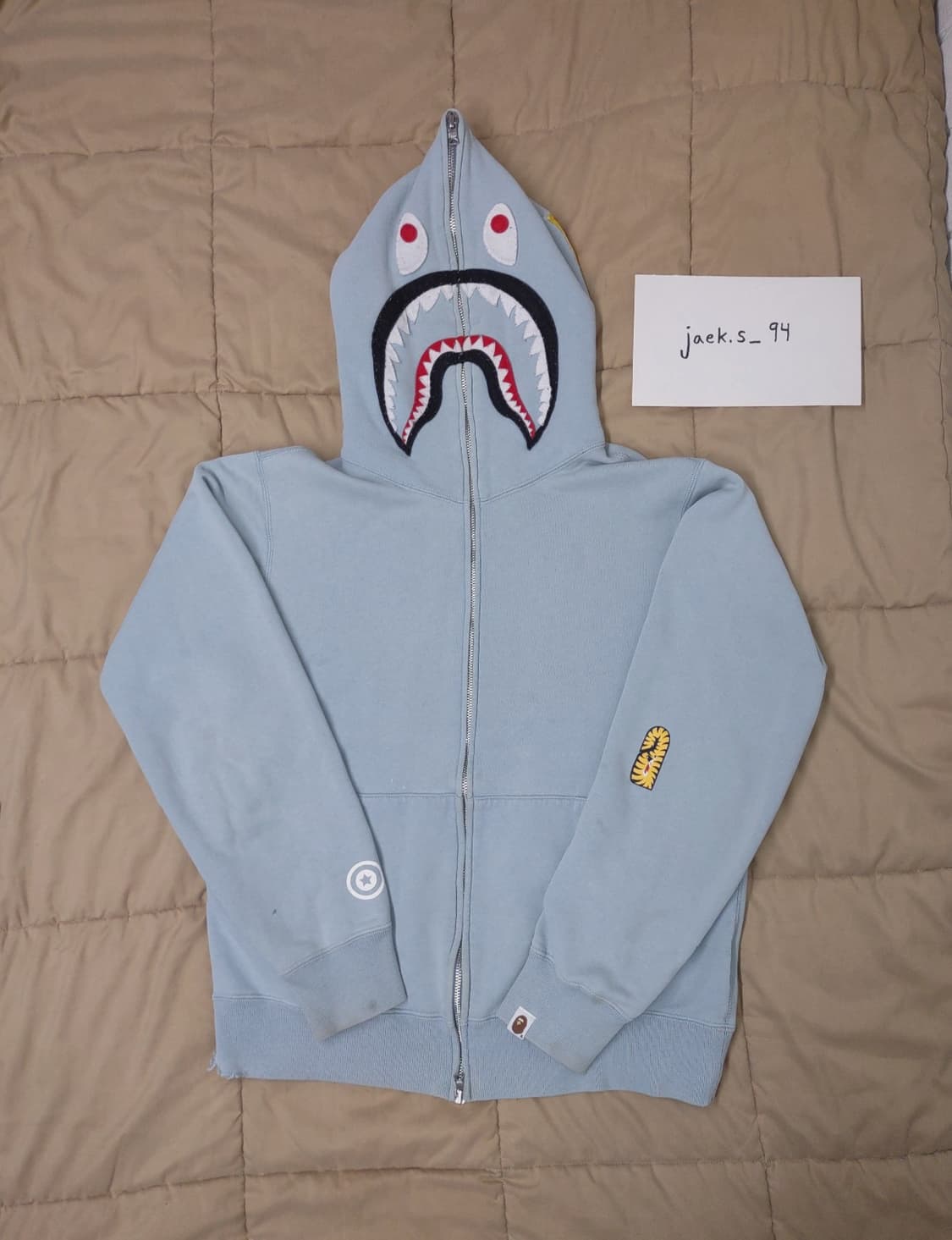 베이프 PONR 샤크 후드집업 상품이미지1