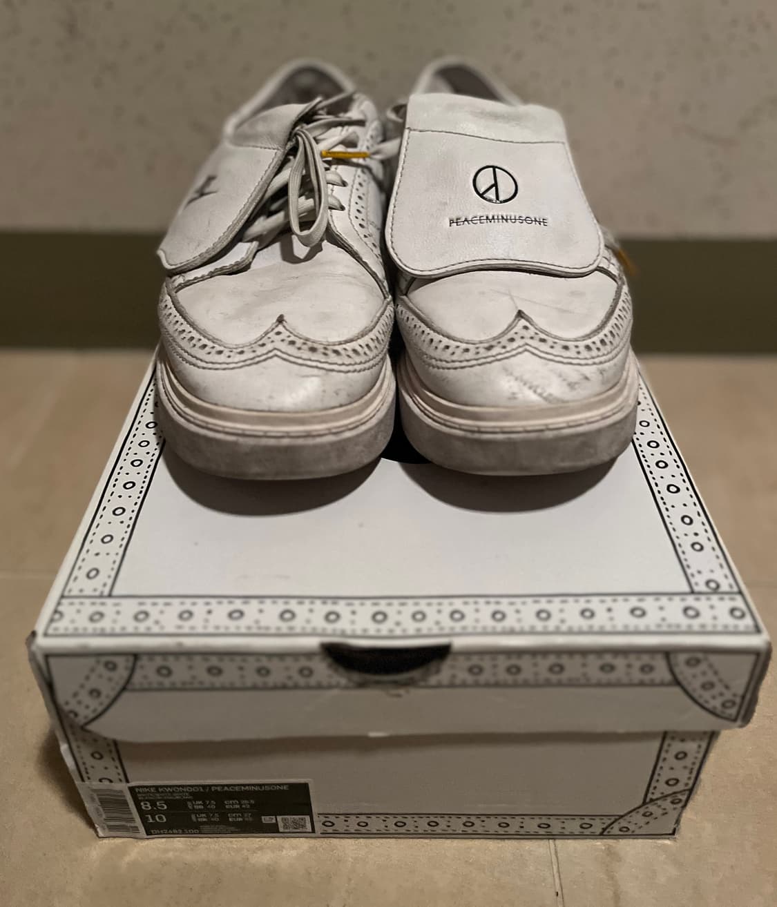 나이키 x 피스마이너스원 권도1 화이트 265 상품이미지4