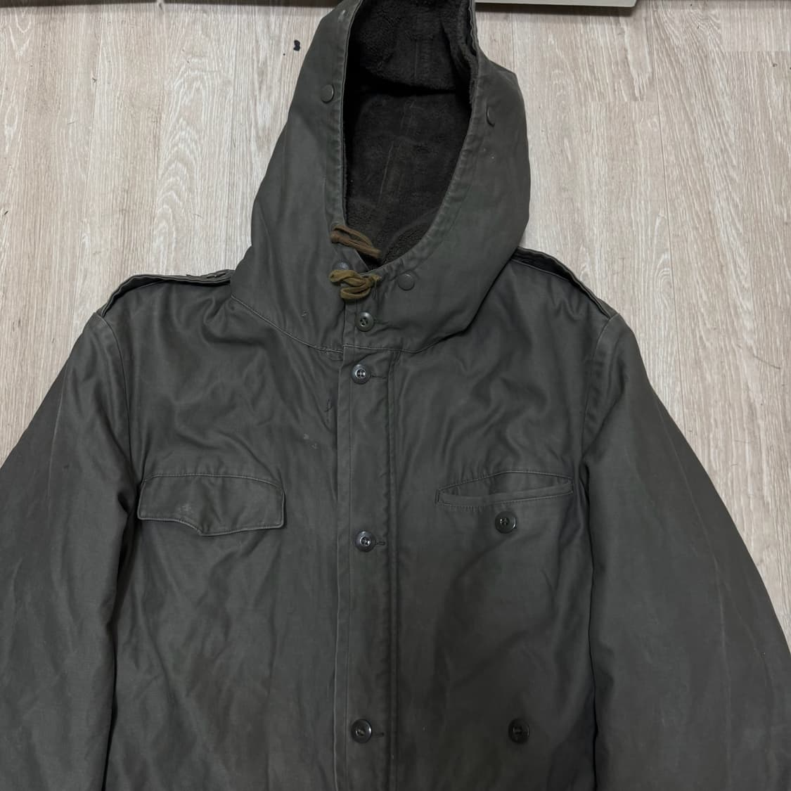 남성 밀리터리 코튼 후드 야상 점퍼 XXL/110 상품이미지2