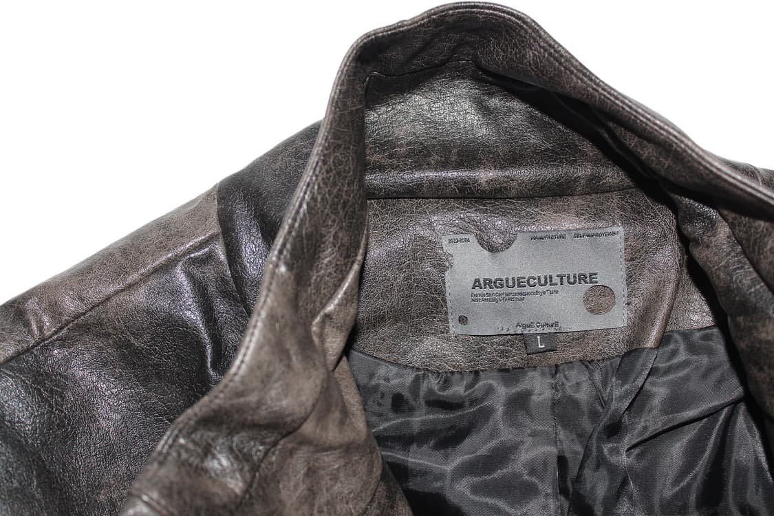 ARGUECULTURE 레더 자켓  상품이미지2