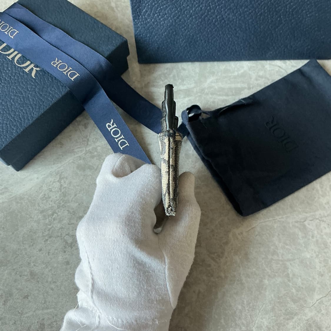 [정품] 디올 오블리크 카드지갑 새상품급 상품이미지4