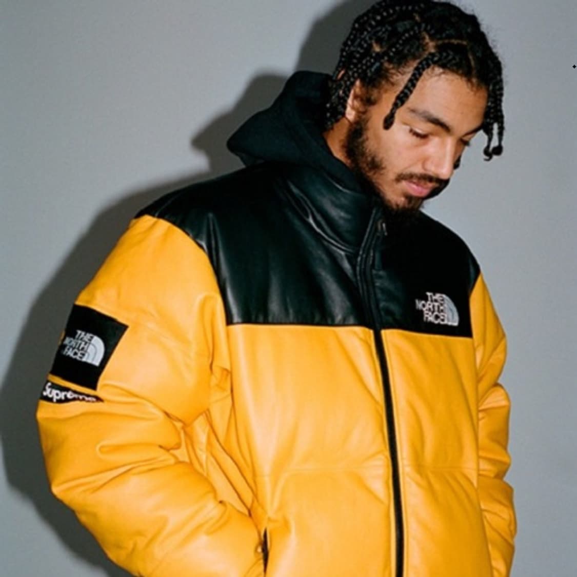 슈프림 x 노스페이스 레더 눕시 XL  상품이미지2