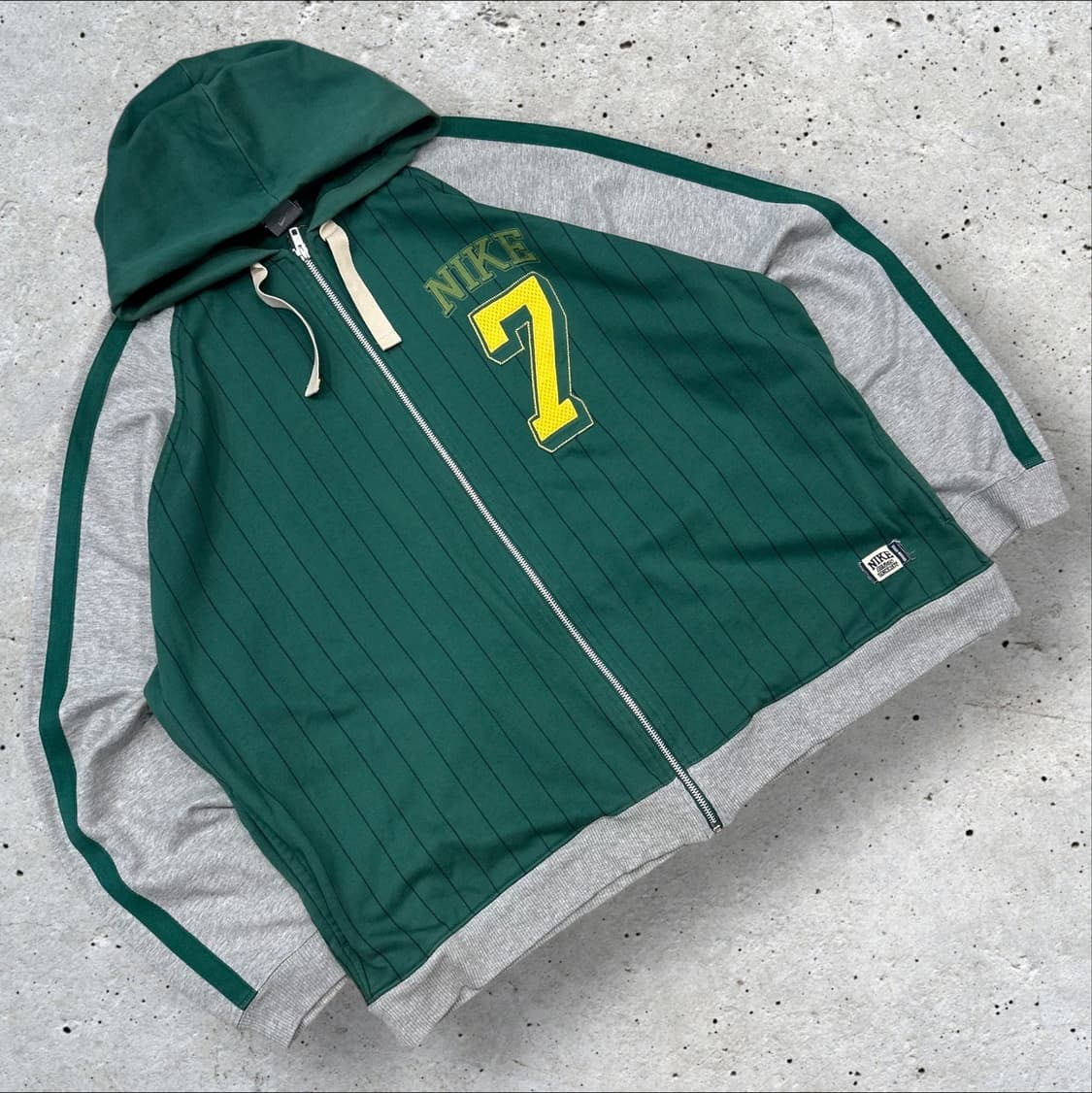 [2XL] 나이키 빈티지 나그랑 그린 넘버7 후드 집업 A622 상품이미지1