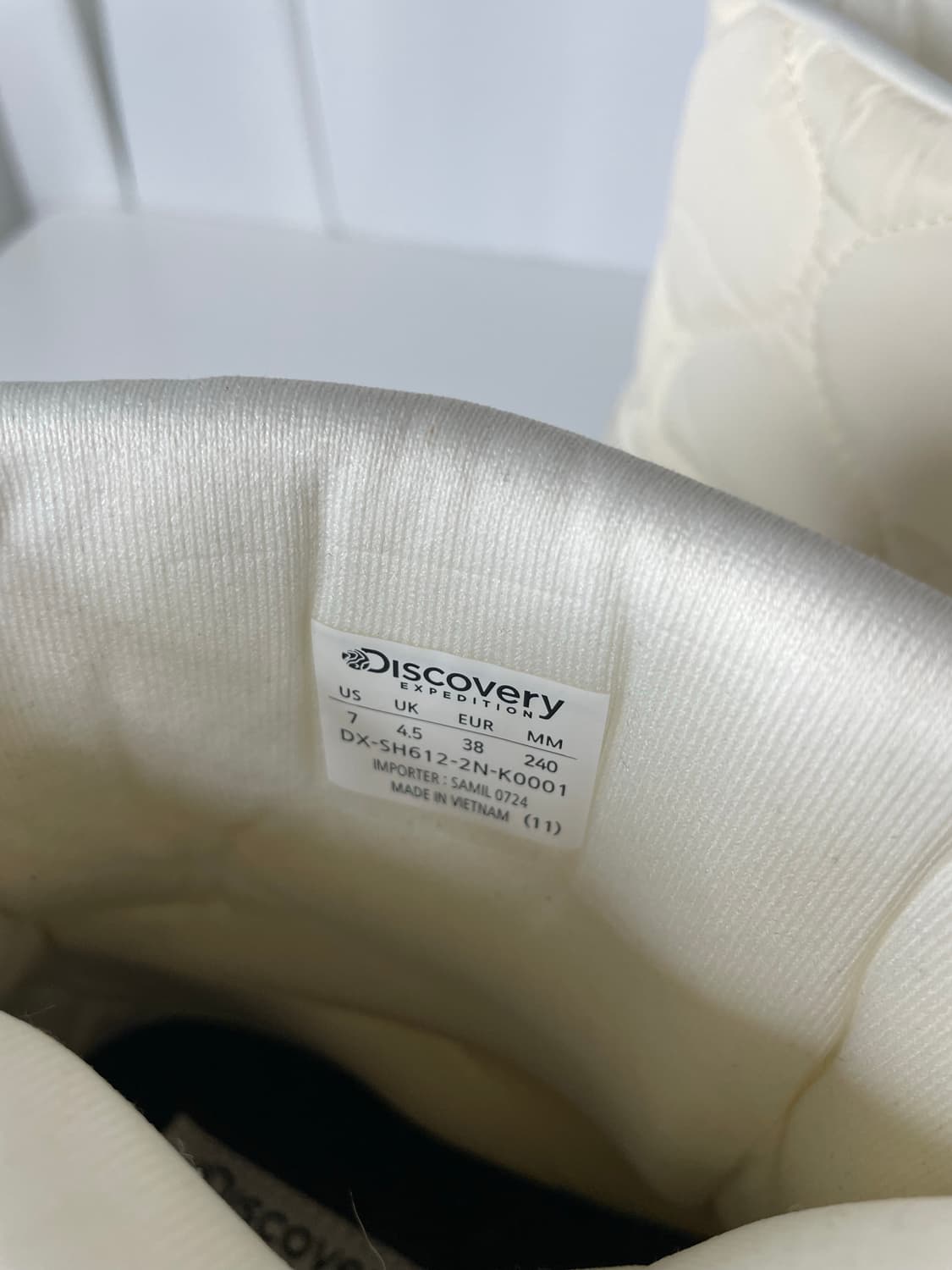 디스커버리 패딩신발 상품이미지3