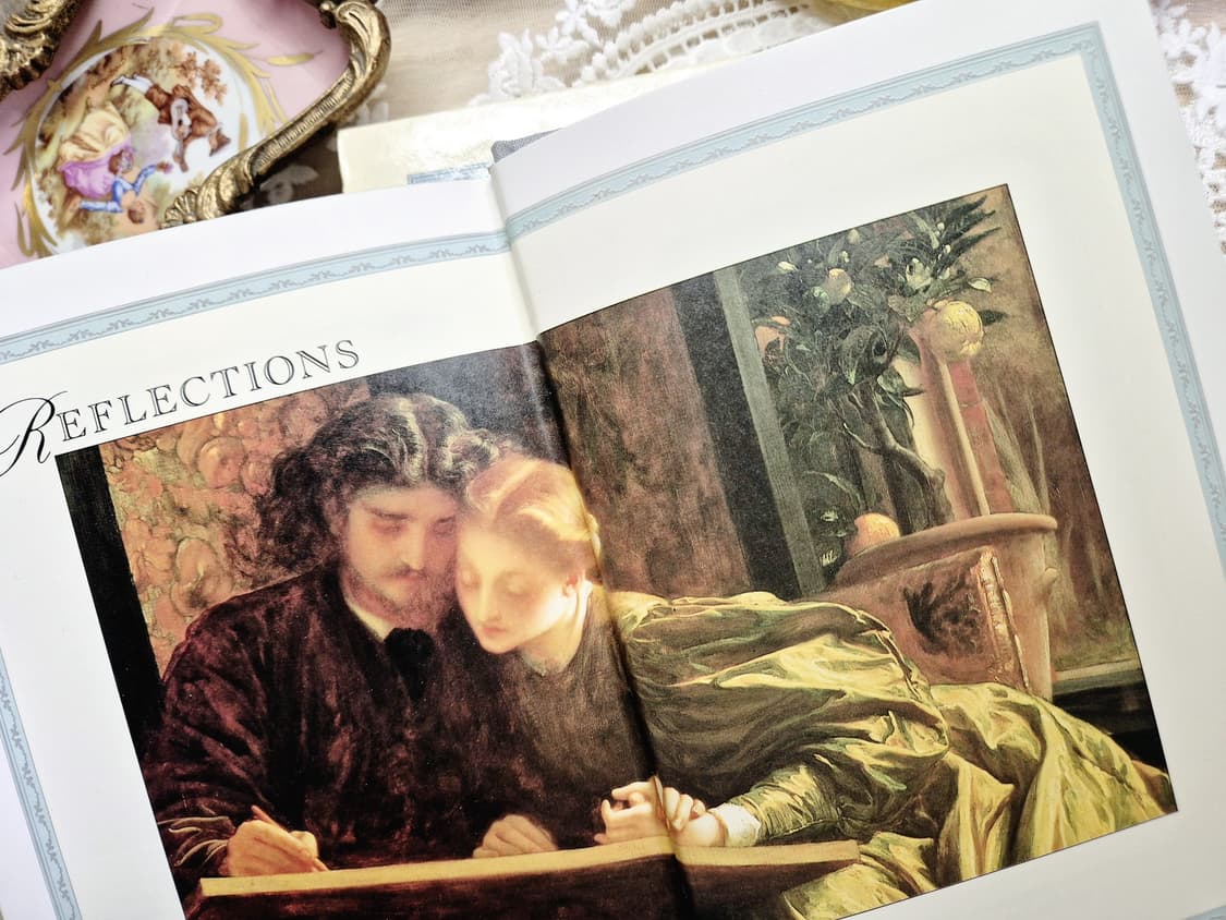 vintage )예쁜 빈티지북 앤틱책 브라이덜부케 웨딩책 상품이미지7