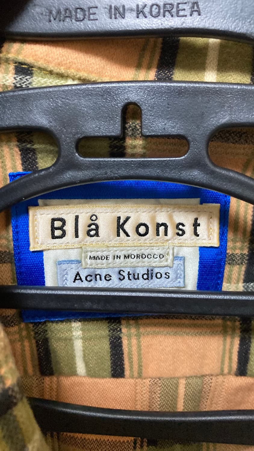 아크네스튜디오 블라콘스트 체크셔츠 상품이미지3