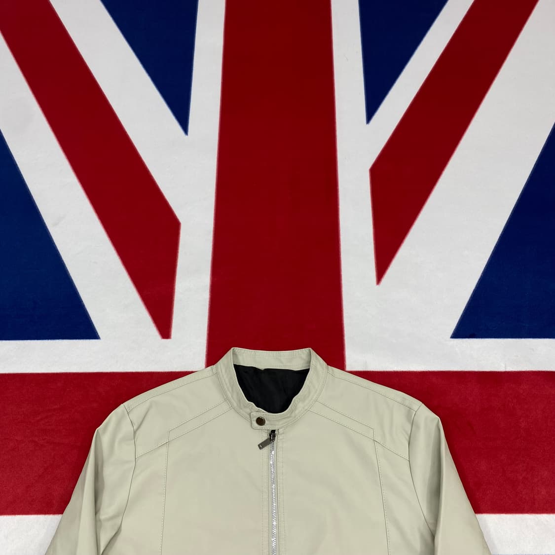 빈티지 레더 바이커자켓 실측 L  상품이미지2