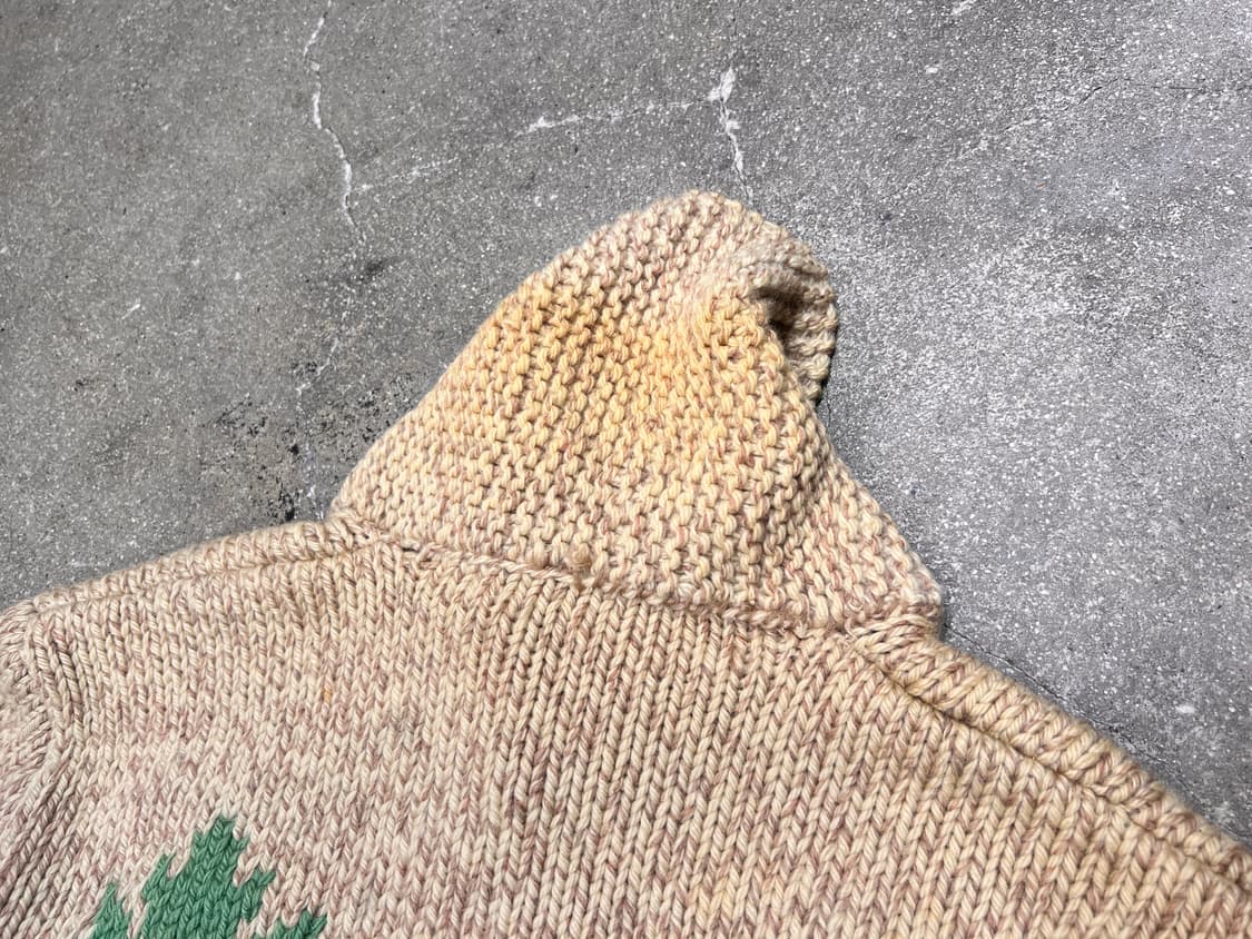 60‘s 캐나다 코위찬 비버 패턴 상품이미지10