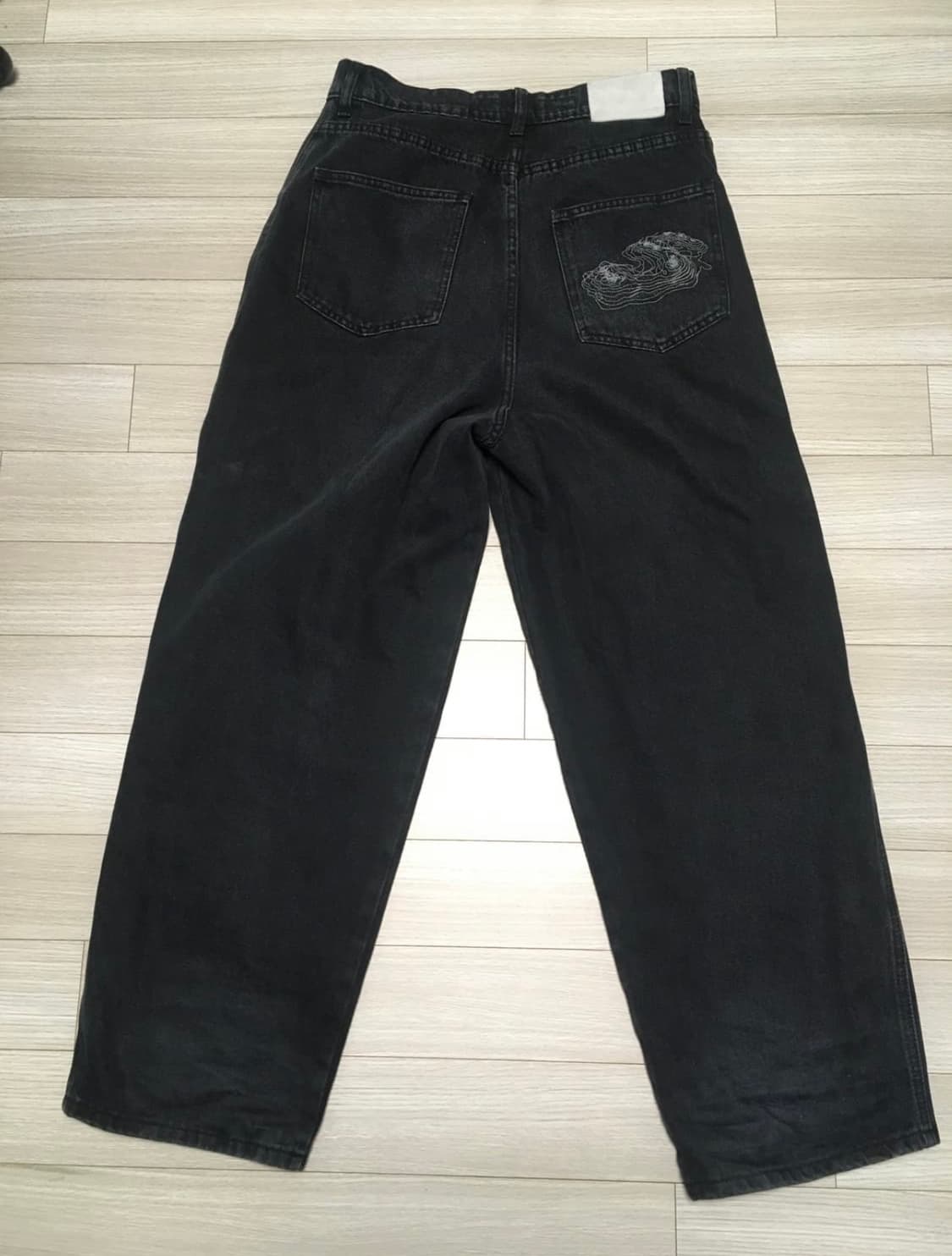 스웨이드 CONTOUR POCKET DENIM [BLACK] 상품이미지4