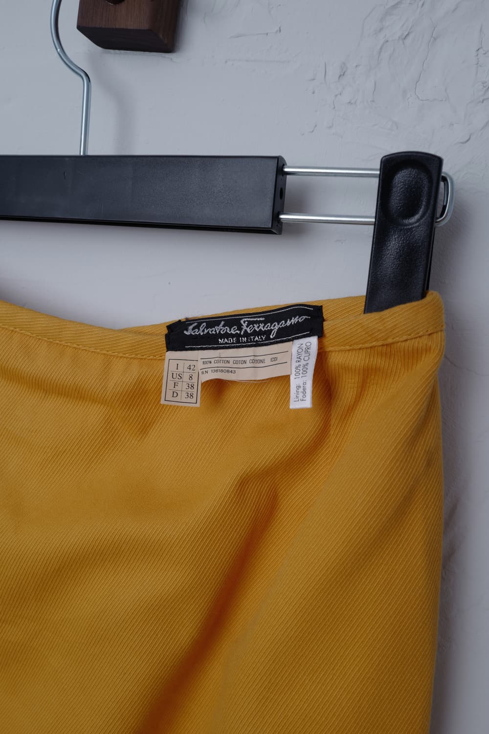 살바토레 페레가모 트윌 코튼 스커트 상품이미지5