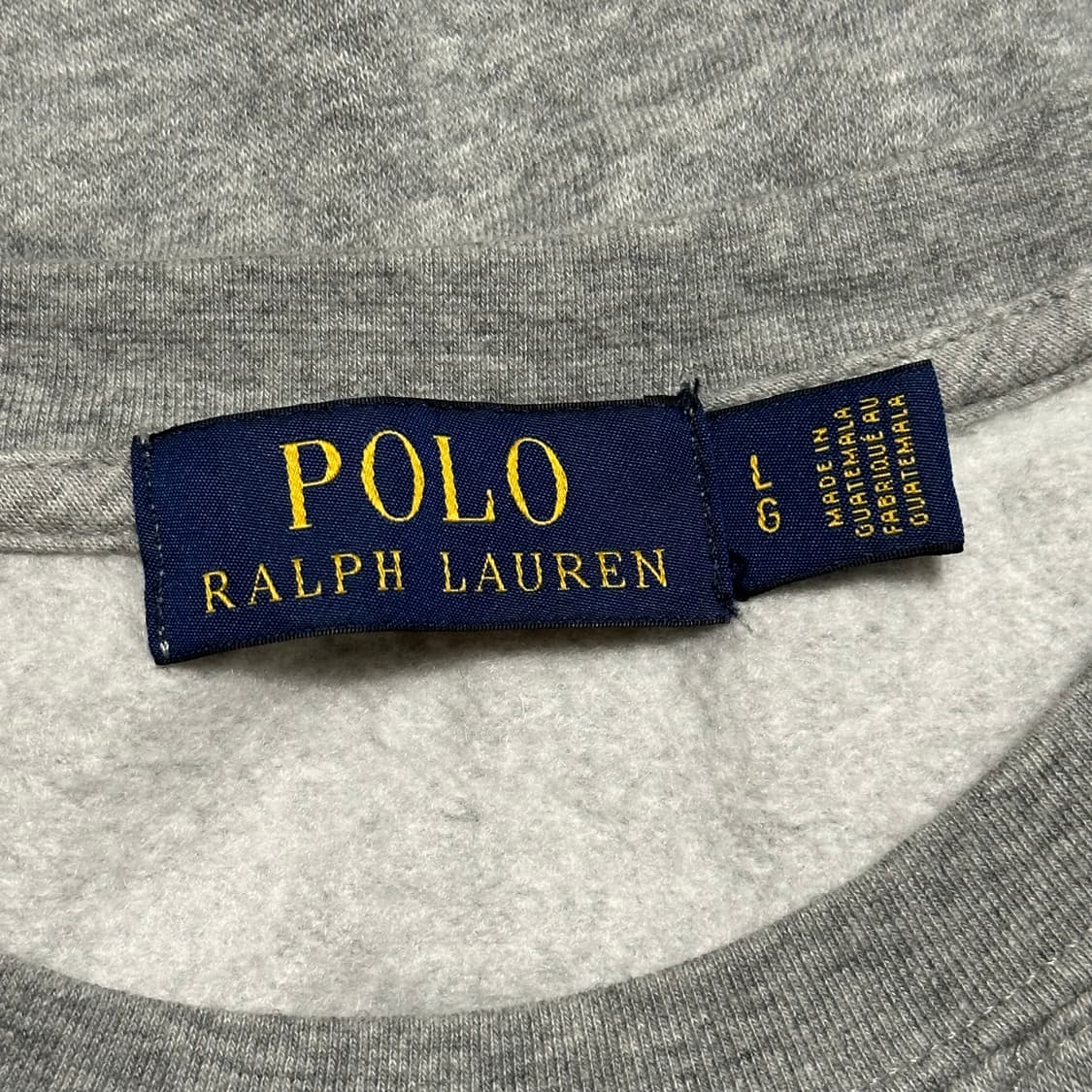 L 폴로랄프로렌 그레이 기모 맨투맨   상품이미지4