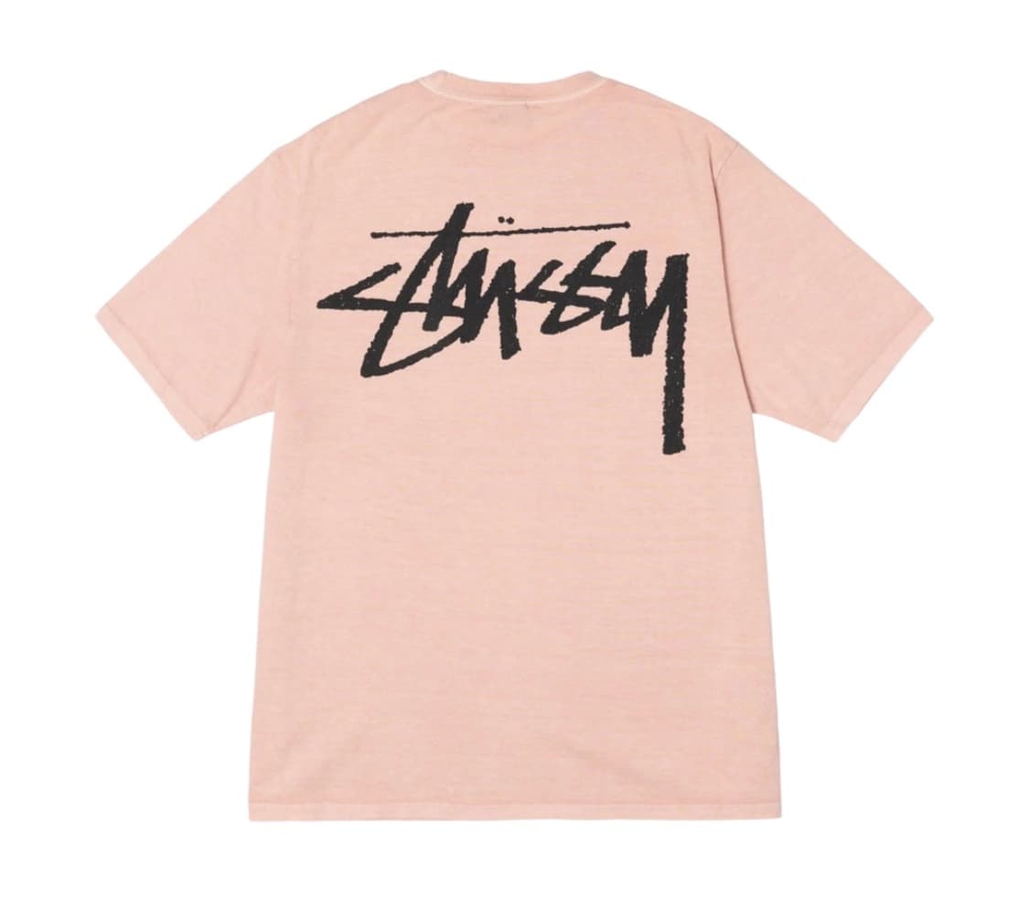 스투시x아워레가시 반팔티 핑크 L 상품이미지2