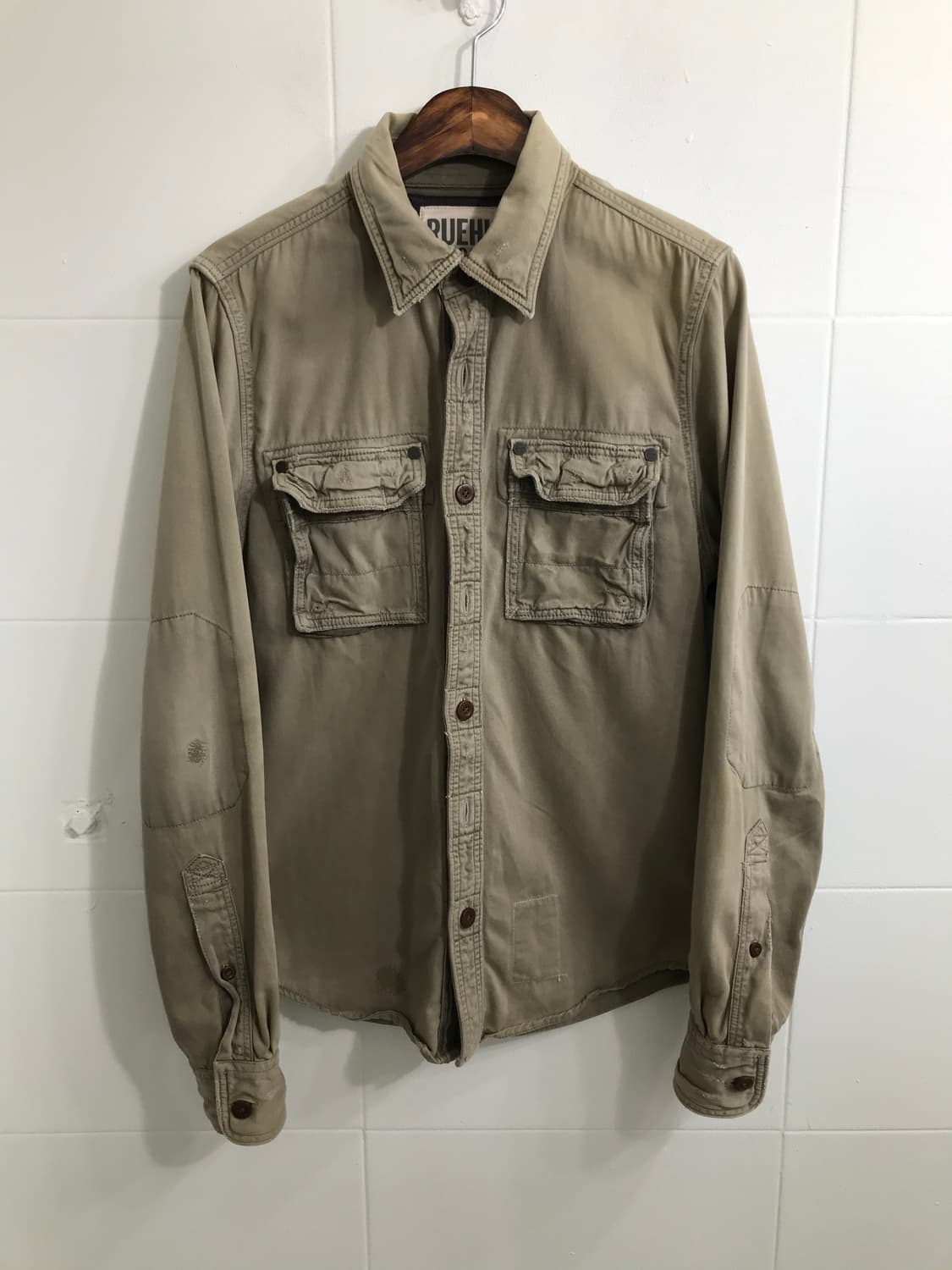 Ruehl No. 925 베이지 야상 셔츠 상품이미지3