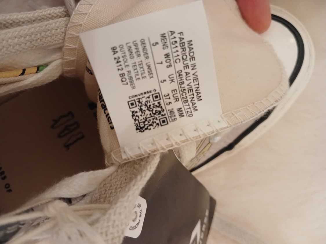 컨버스 톰과제리 정품 콜라보 하이 스니커즈 240 사이즈 상품이미지7