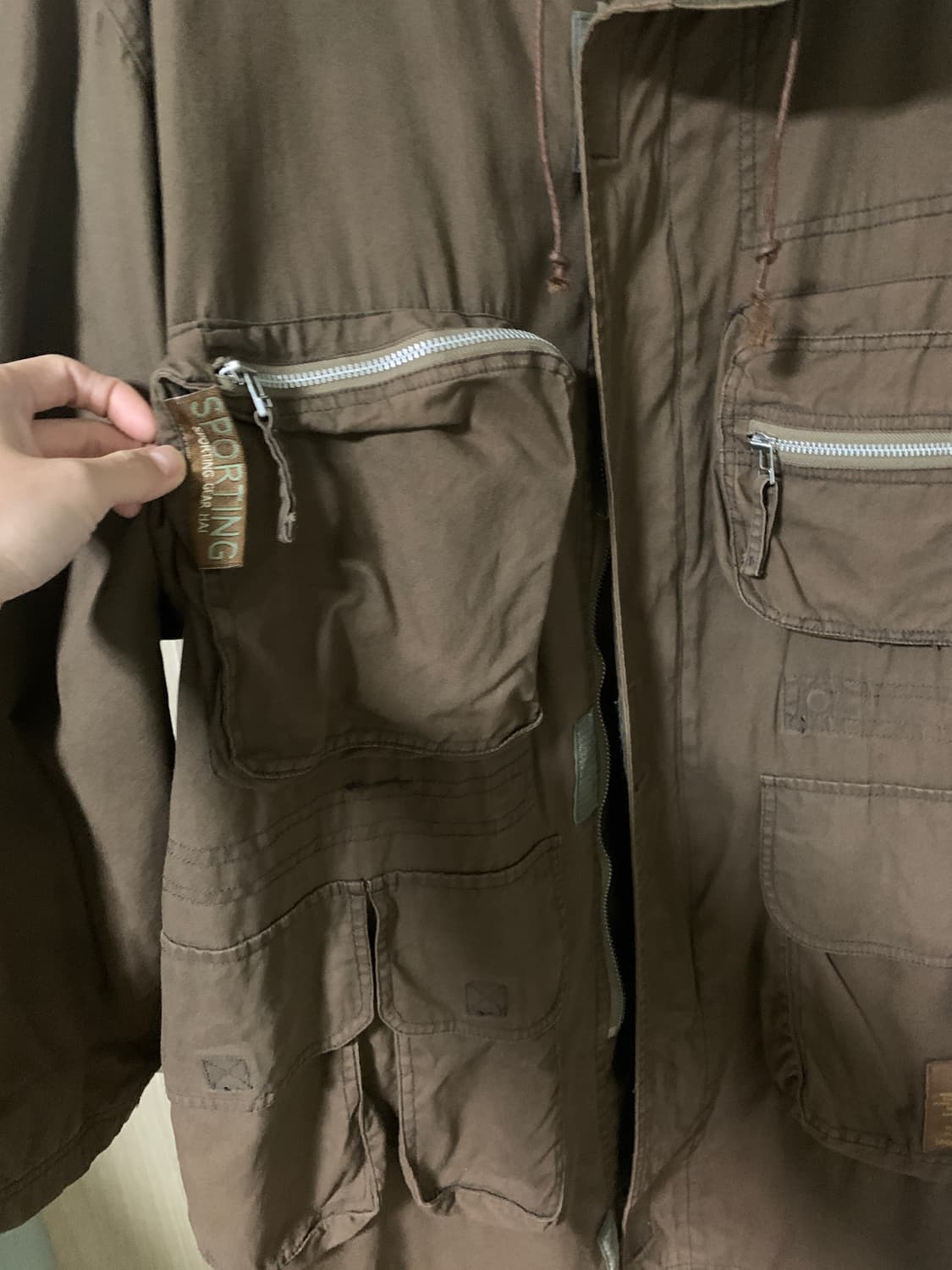 이세이 hai sporting gear 멀티 포켓 파카 레어 상품이미지2