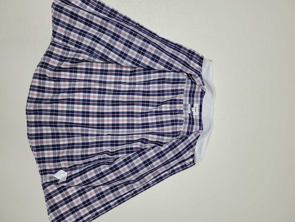 캘번 KELBURN 남자 7부 체크 셔츠 105 네이비 상품이미지8