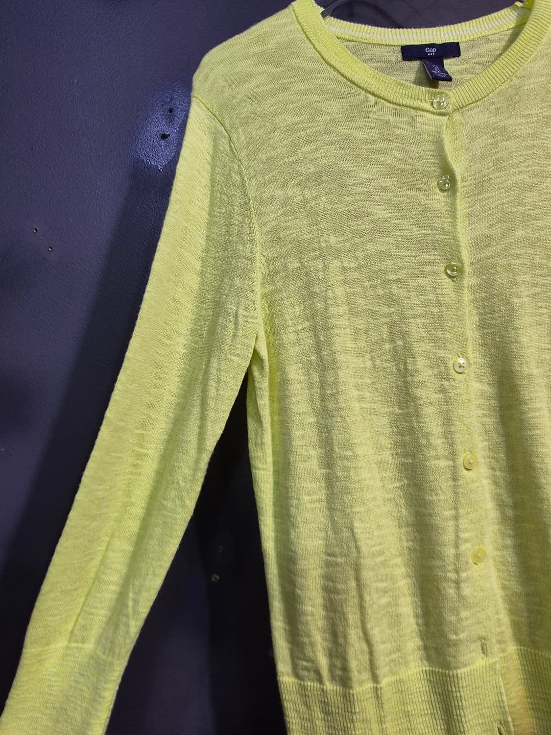 GAP 여성 가디건  연두색  66 77 상품이미지7