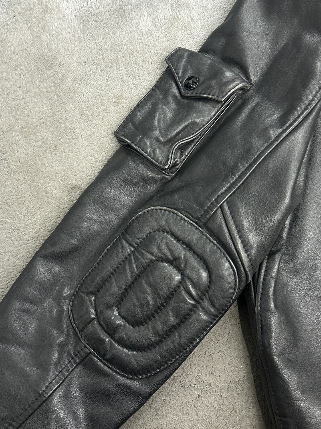 80s Harley-Davidson 레더 봄버 자켓 46 상품이미지6