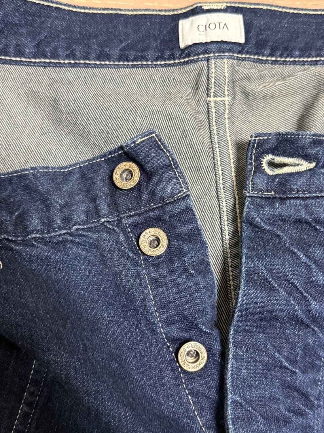 [새상품] 시오타 베이커 데님 팬츠 딥블루 5 상품이미지3