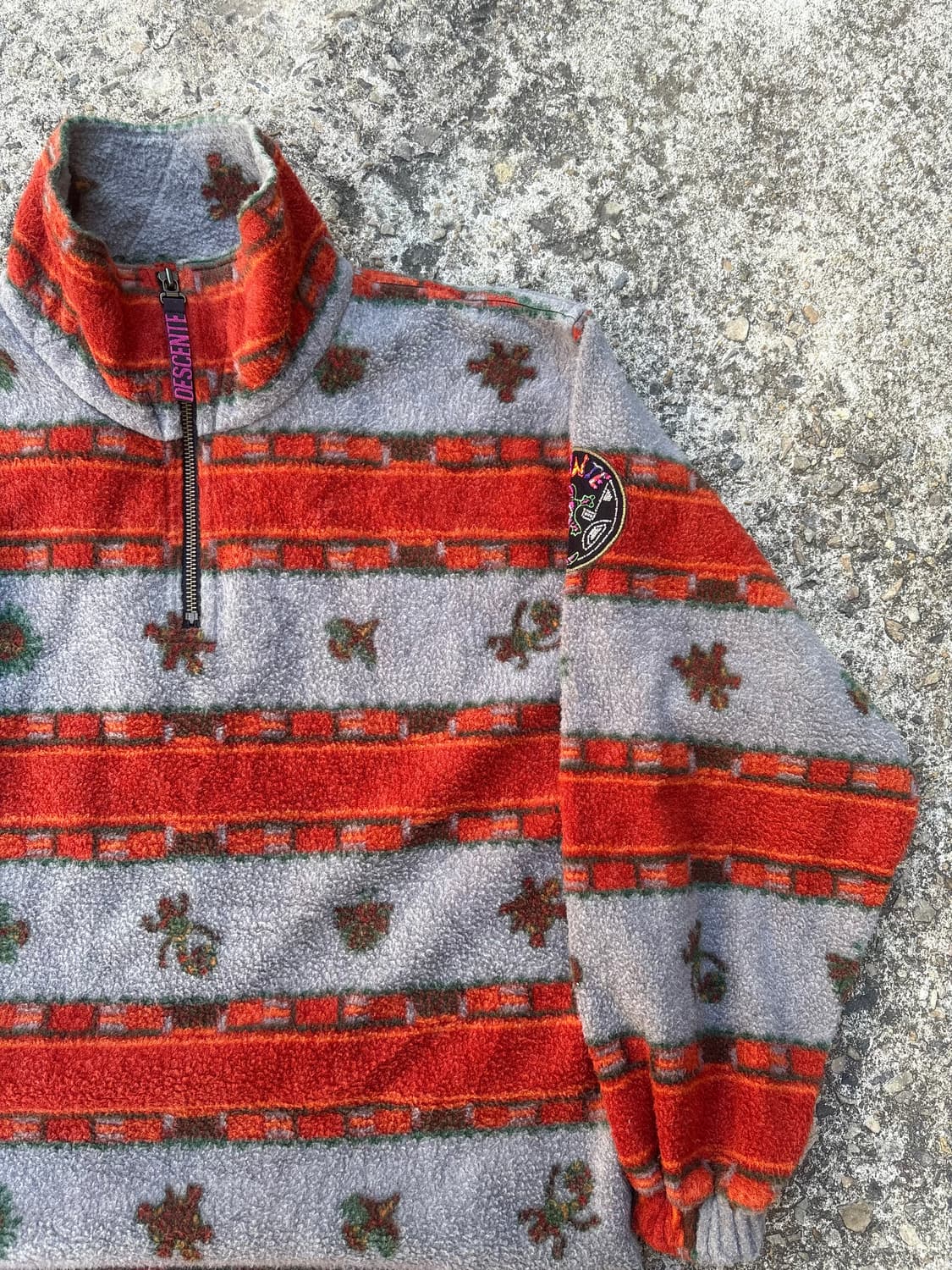 90s Descente 플리스 하프집업 🦎 상품이미지3