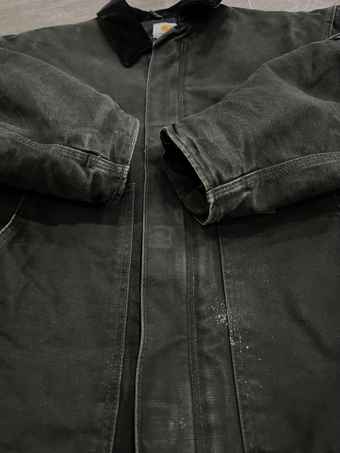 (XL) 칼하트 덕 디트로이트 자켓 J22 MOS 모스그린 상품이미지7